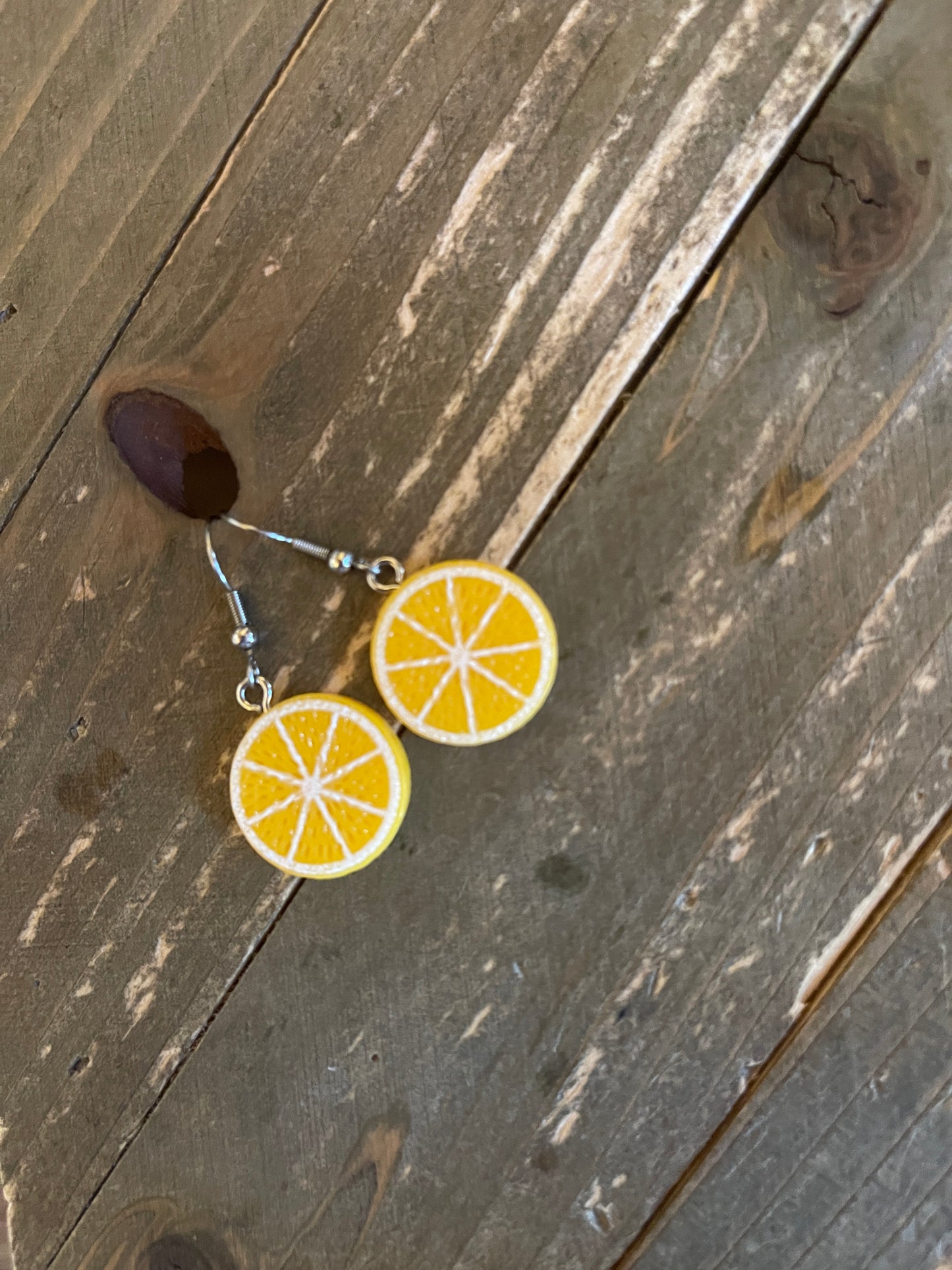 Playful citrus-y twist Lemon Wire EarringsPink tiful of LOVE