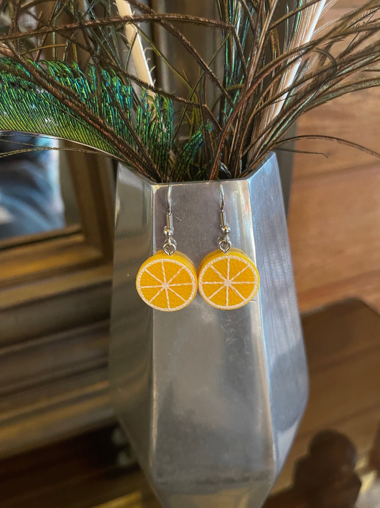 Playful citrus-y twist Lemon Wire EarringsPink tiful of LOVE
