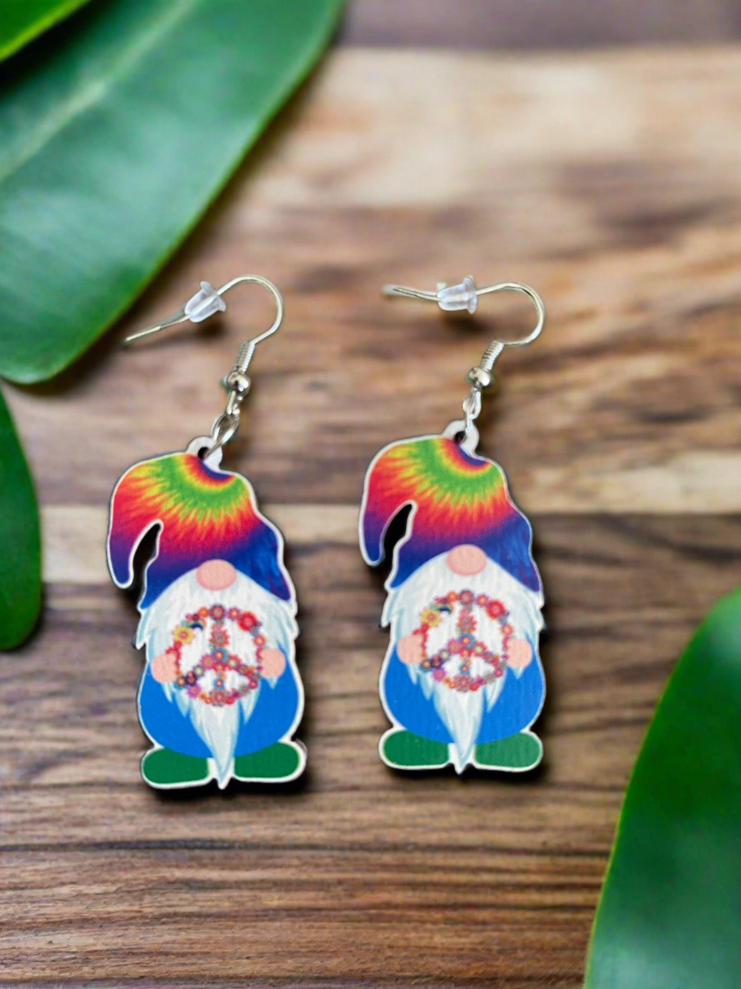 Hippie Gnome Wire earringsPink tiful of LOVE