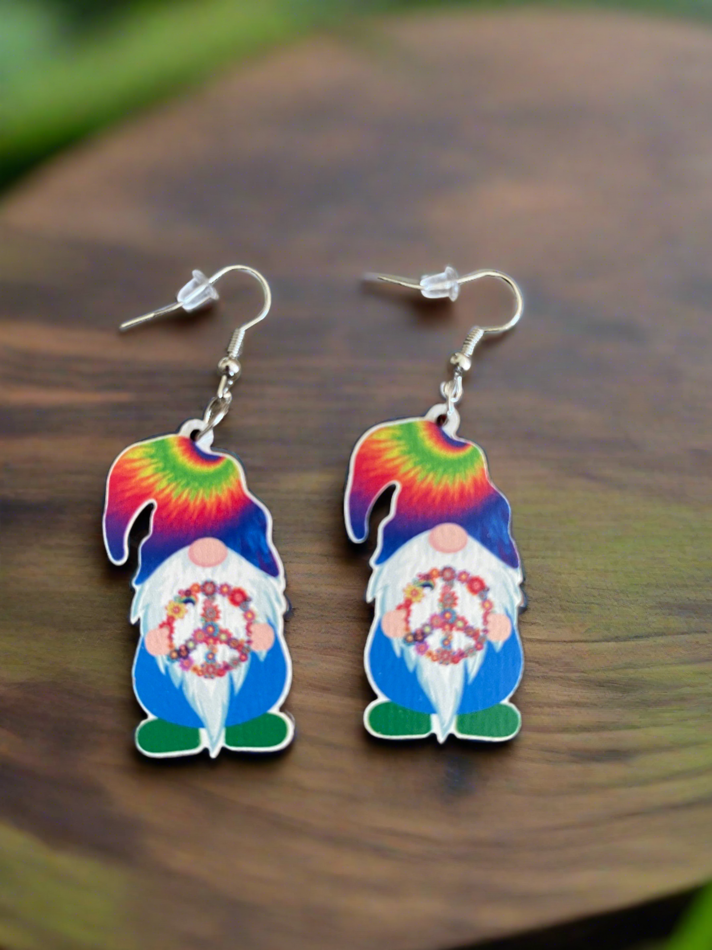 Hippie Gnome Wire earringsPink tiful of LOVE