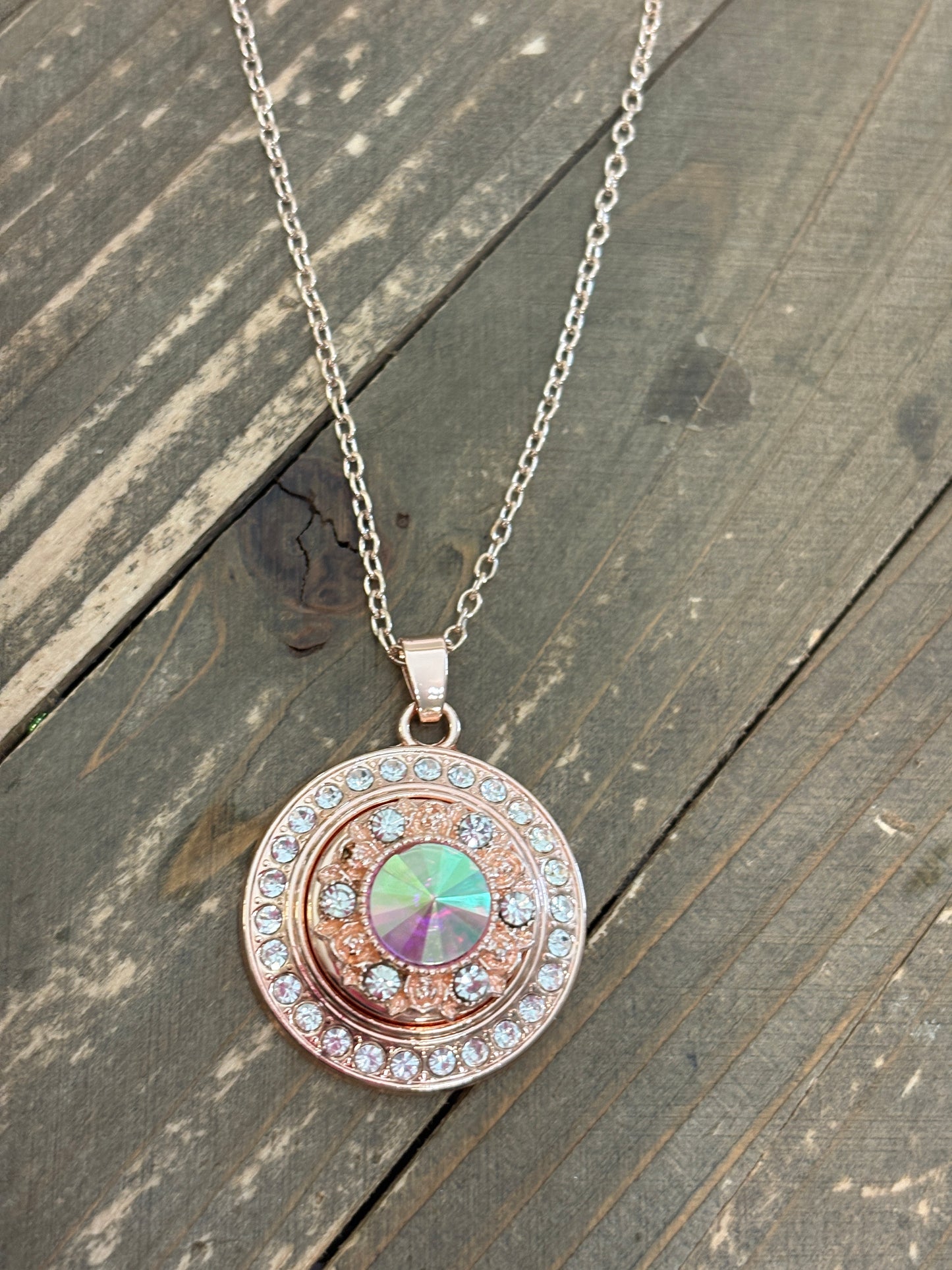 ✨ Rose Gold Snap Necklace & Snap Set