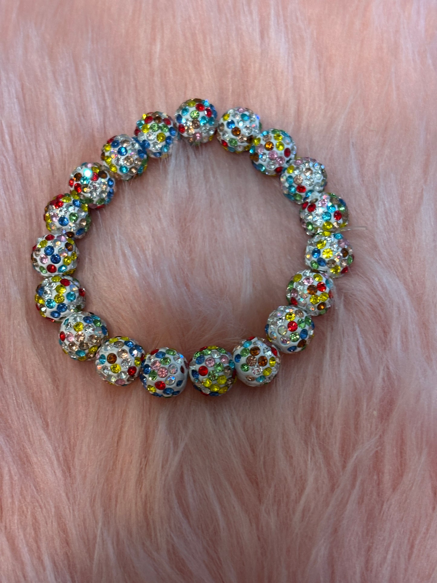 Rhinestone Beaded Stretch Bracelet (Copy)