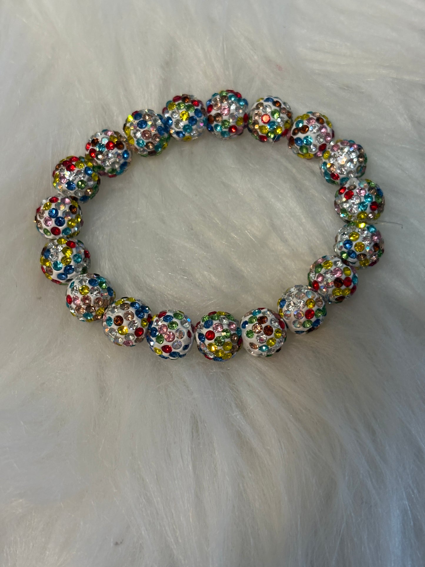 Rhinestone Beaded Stretch Bracelet (Copy)