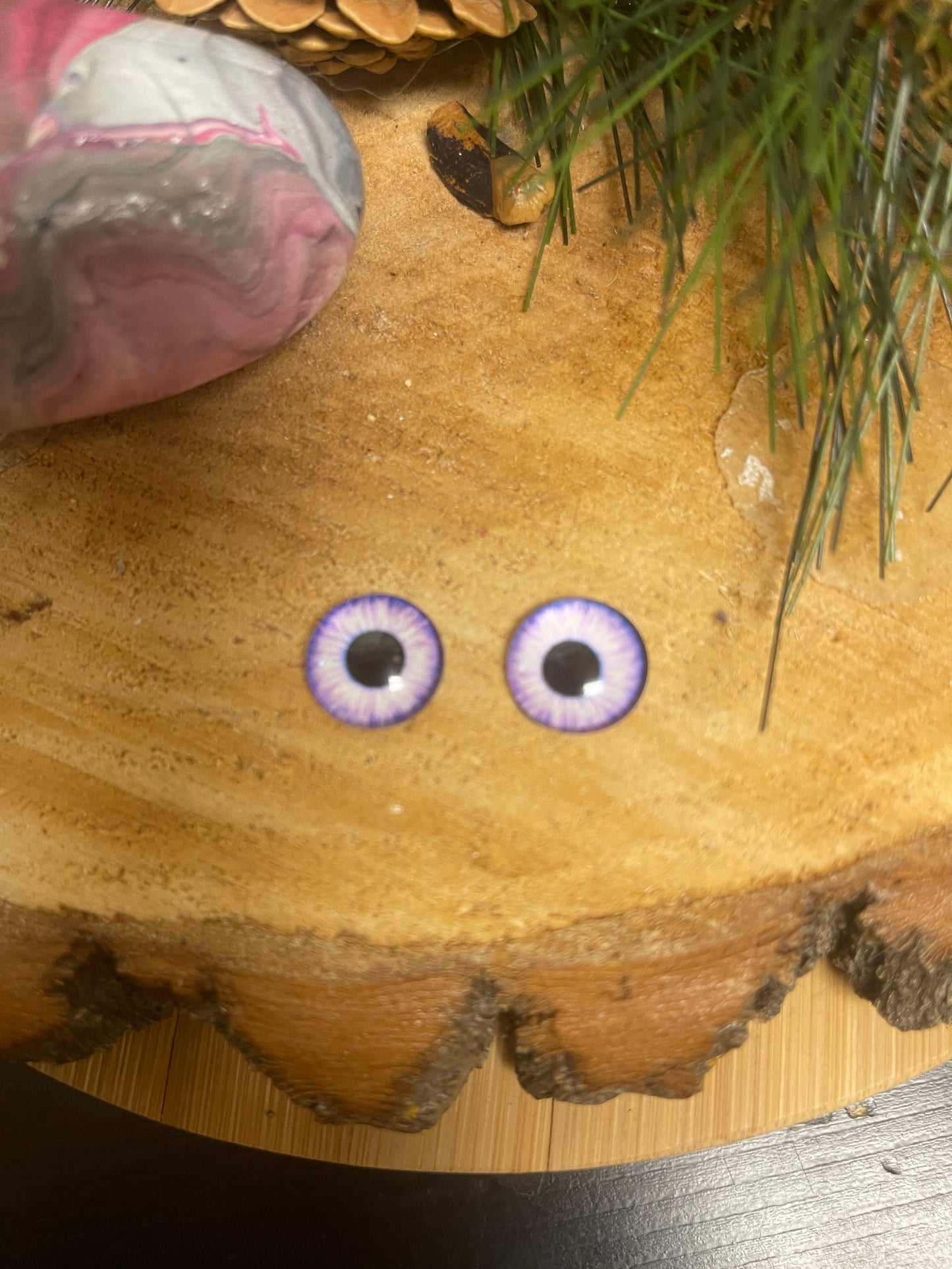 Halloween Eyes-1 Wire and Stud Earrings (4 to choose)Pink tiful of LOVE