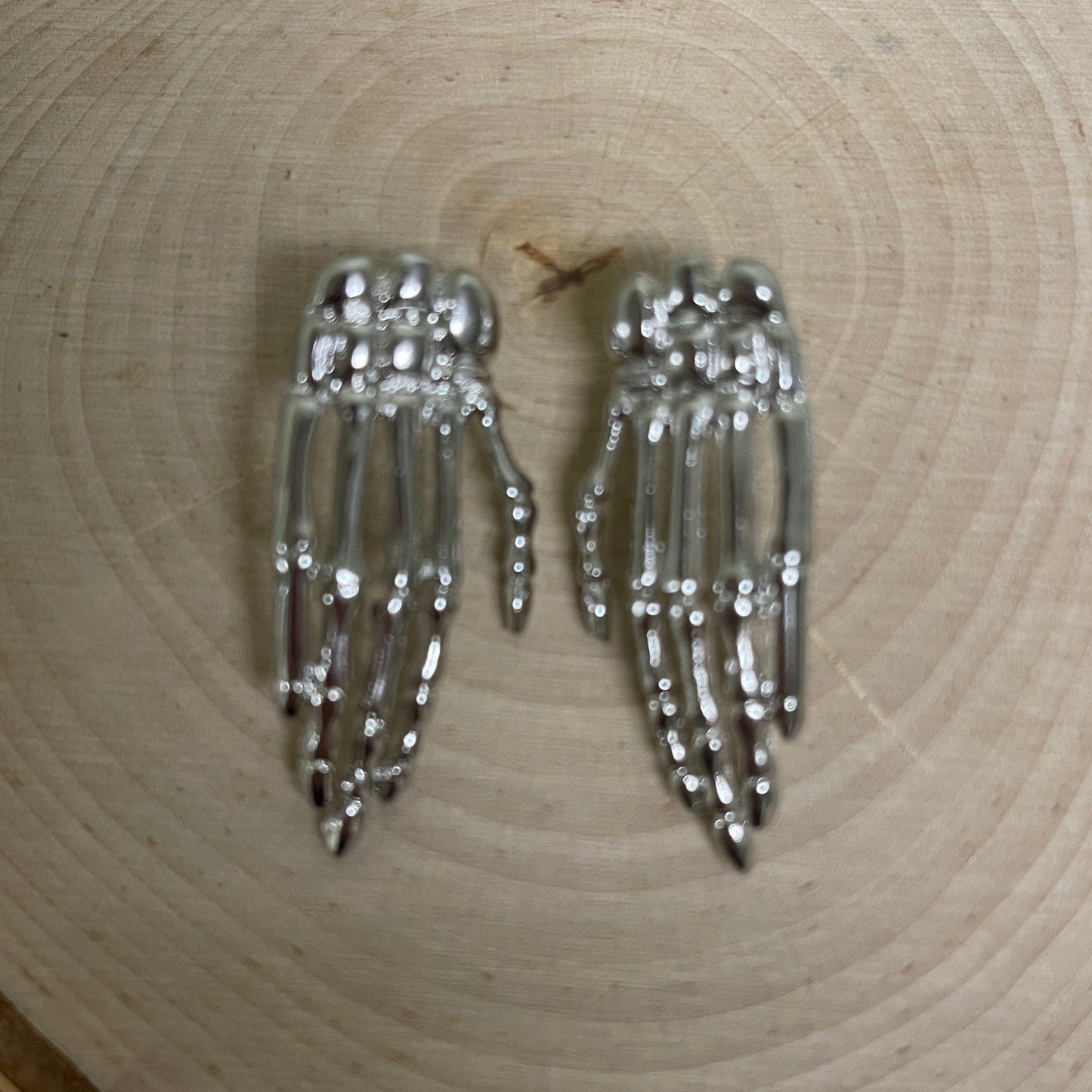 Halloween Skeleton Hands stud earringsPink tiful of LOVE