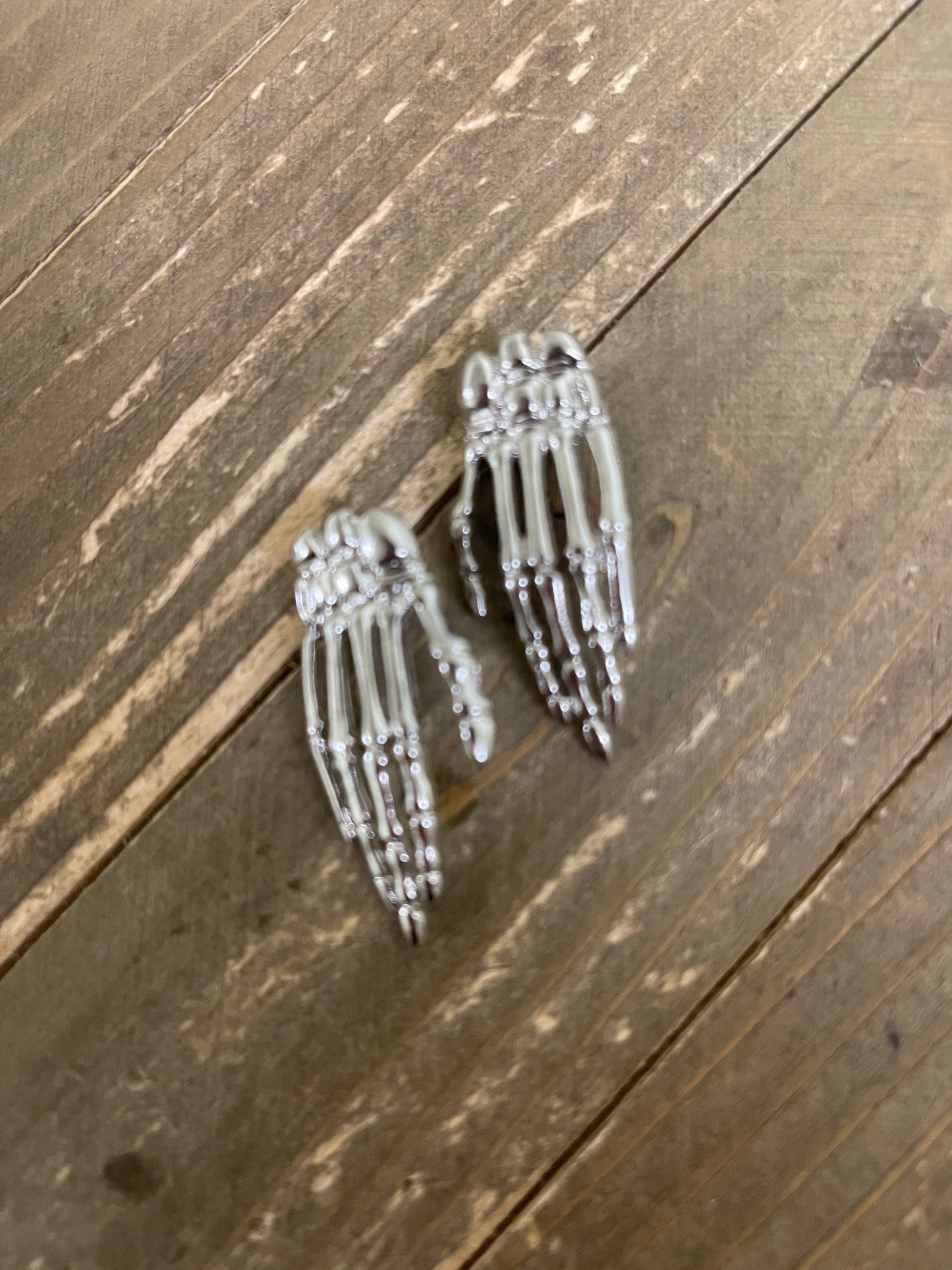 Halloween Skeleton Hands stud earringsPink tiful of LOVE
