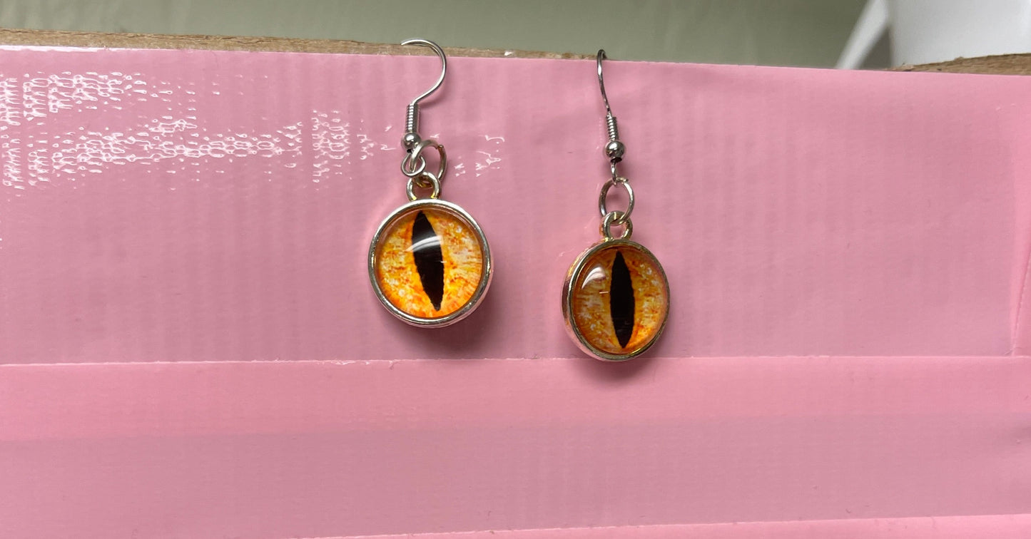 Halloween Eyes-2 Wire Earrings (4 to choose)Pink tiful of LOVE