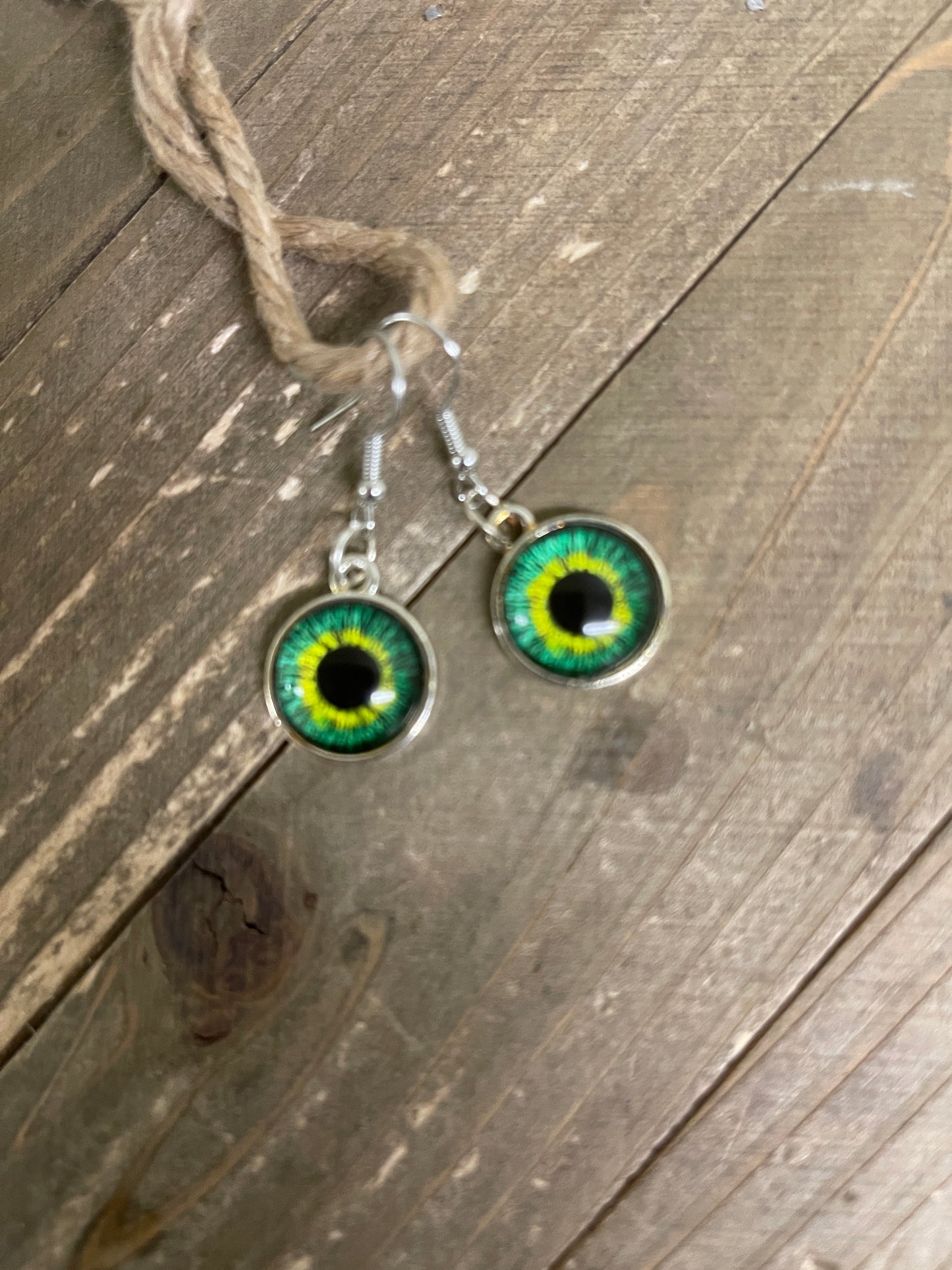 Halloween Eyes-2 Wire Earrings (4 to choose)Pink tiful of LOVE