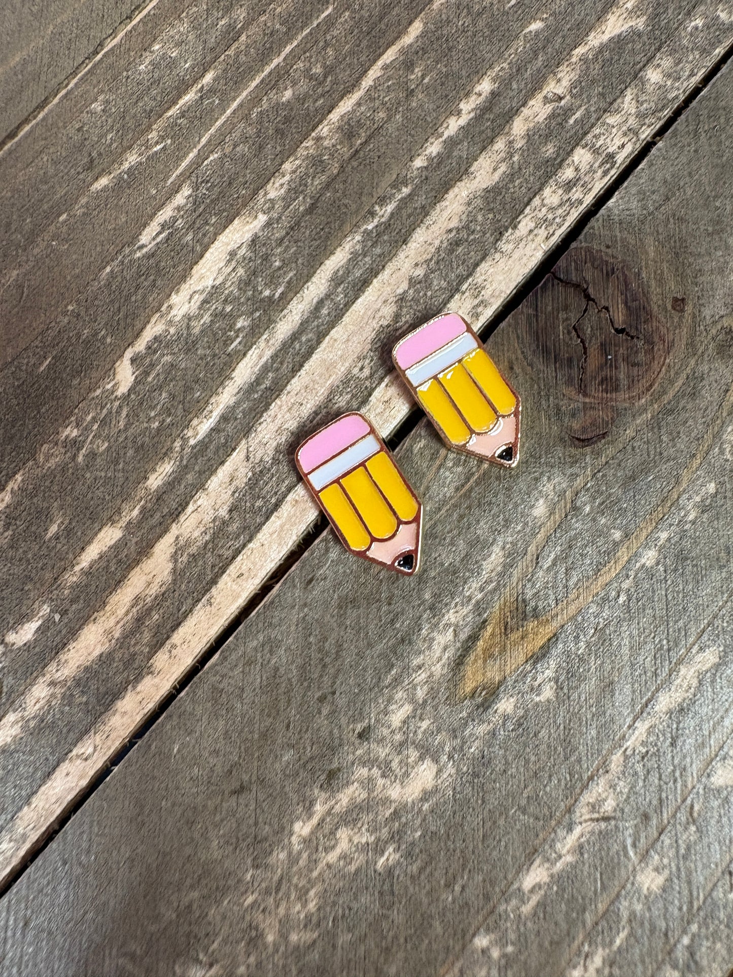 Pencil Stud Earrings – Back-to-School Teacher & Student Jewelry