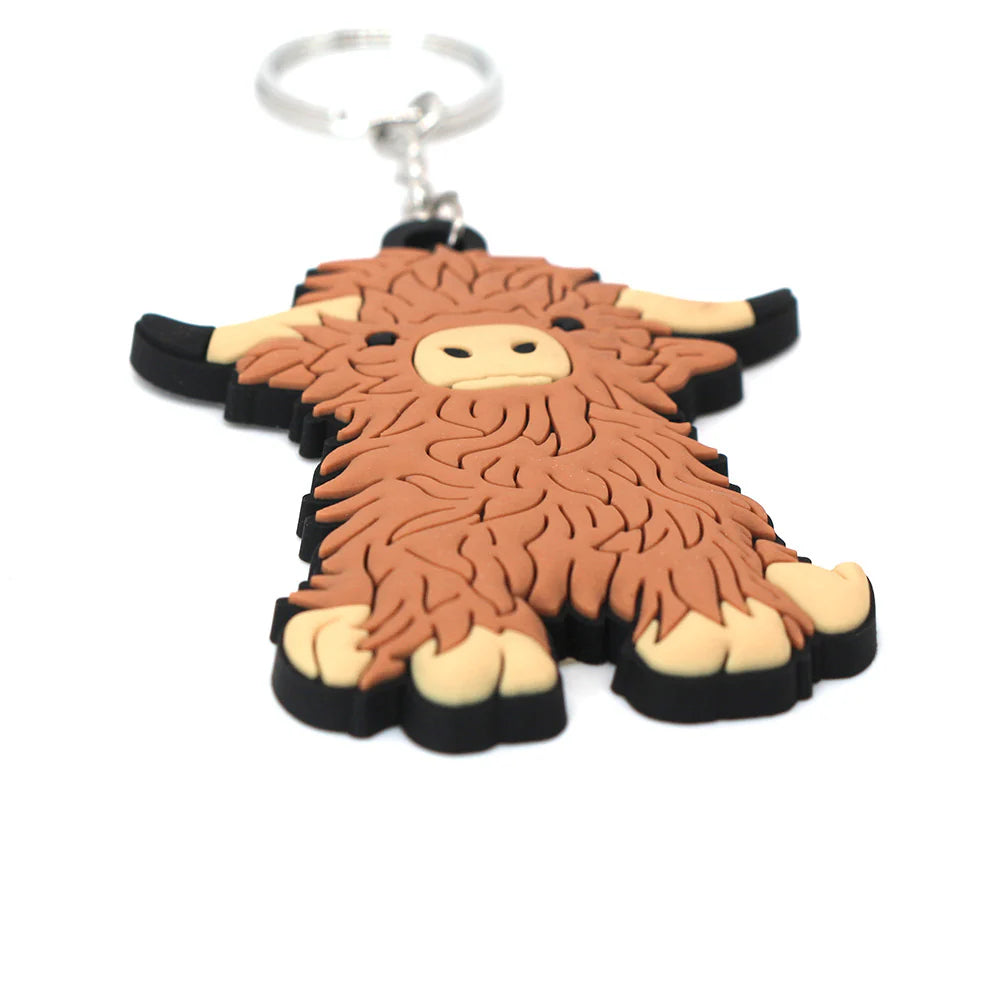 Highland Cow Key Chains