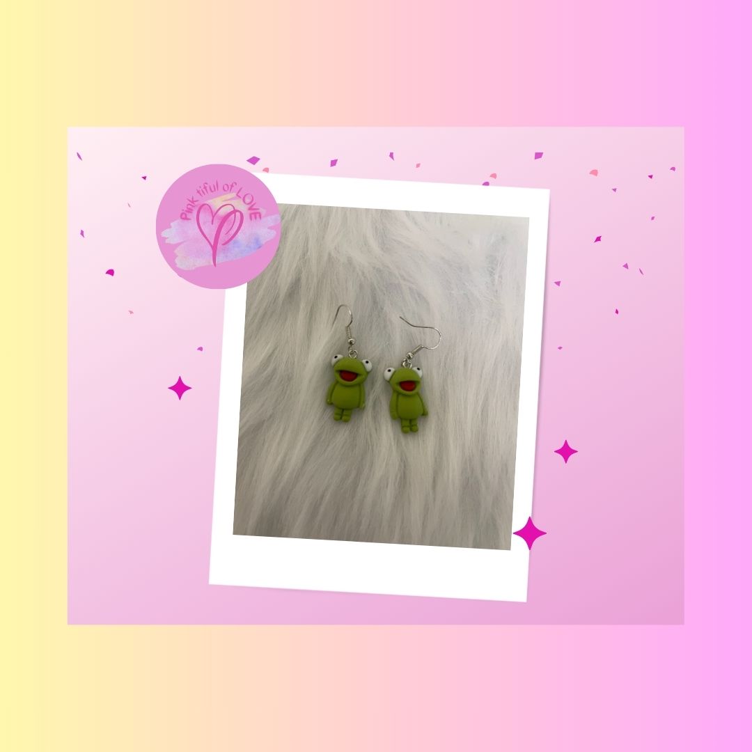 Frog Wire EarringsPink tiful of LOVE