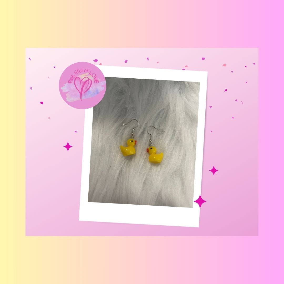 Ducky Wire EarringsPink tiful of LOVE