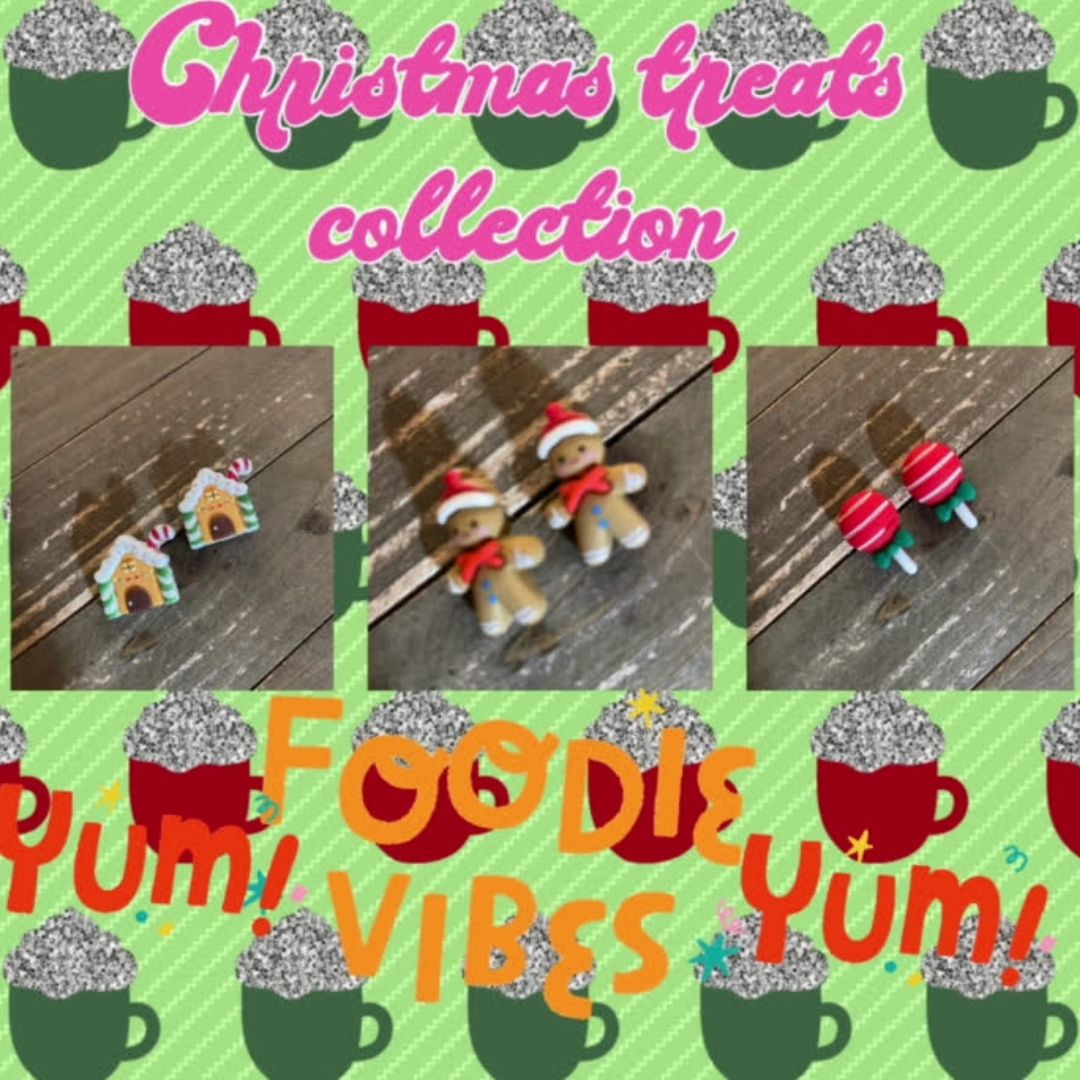 Christmas Treats Collection Earrings (3 to choose from)Pink tiful of LOVE