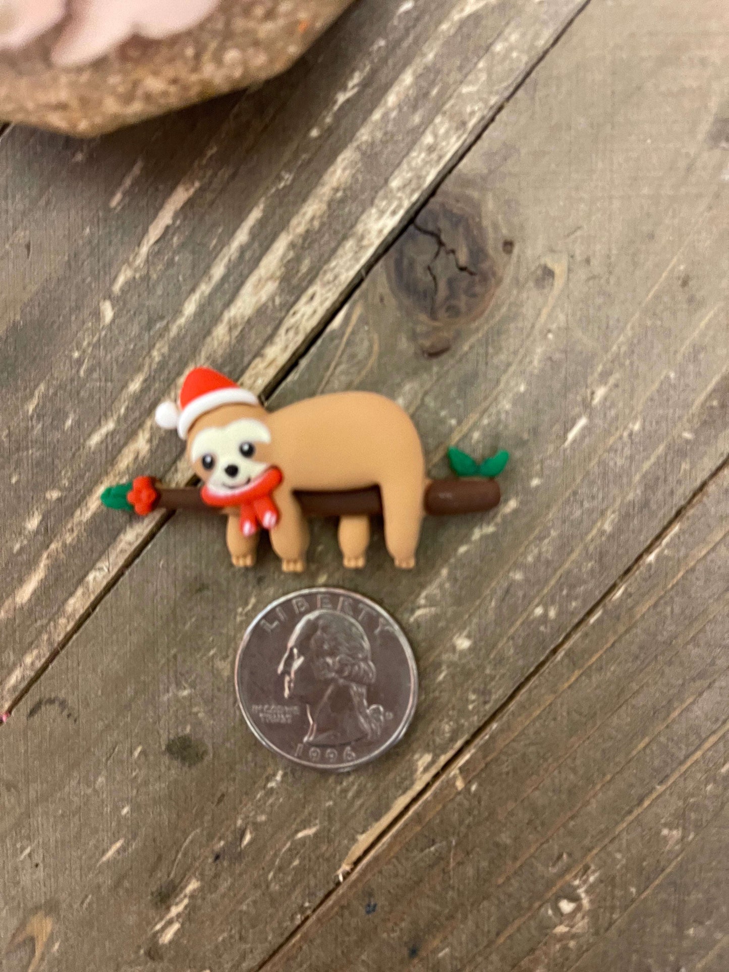 A Wonderful life-Sloth3 Christmas Stud Earrings (ER-314-2sloth-CEC)Pink tiful of LOVE