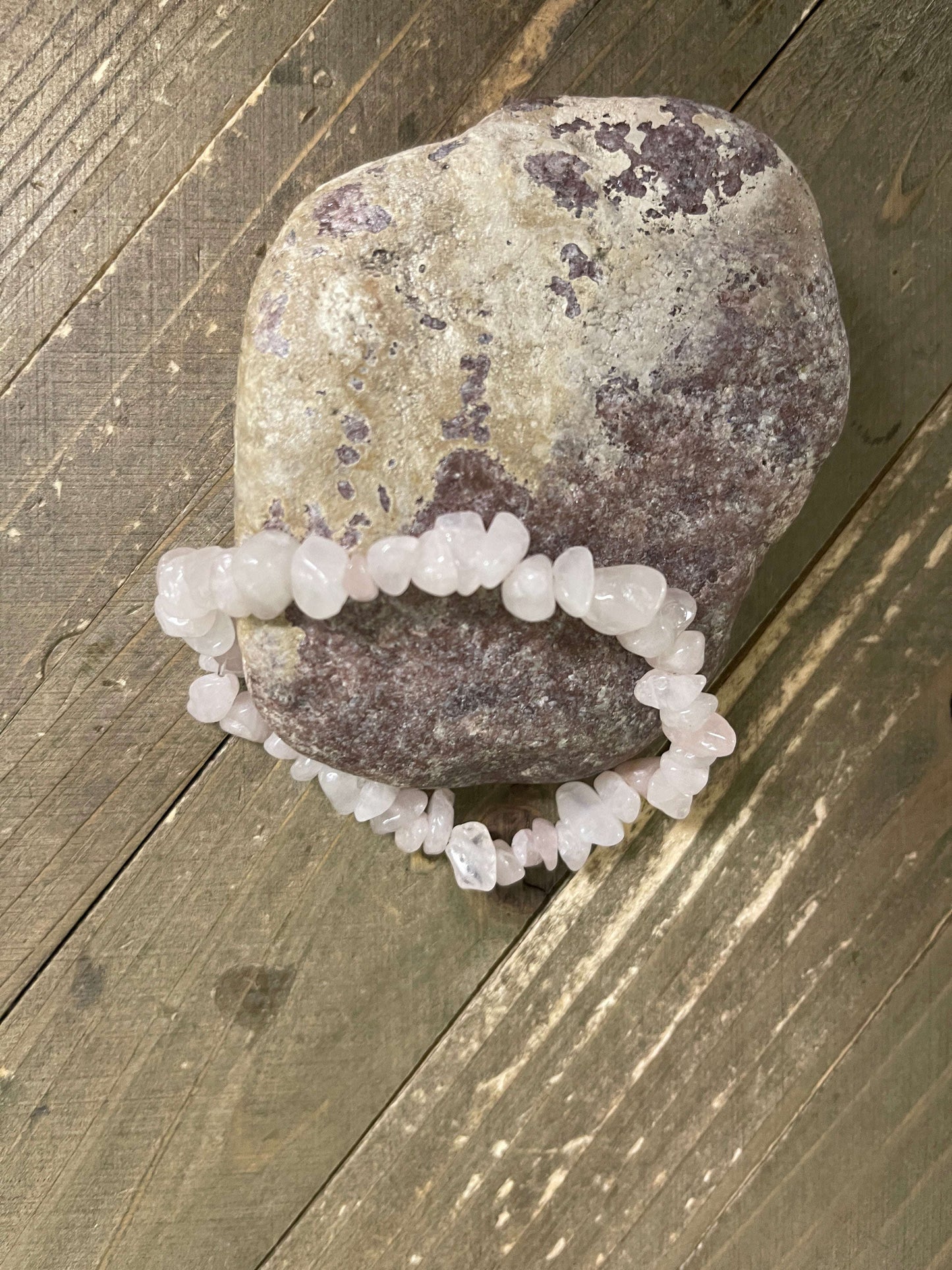 Amethyst Dream Beaded Elastic/Stretch Bracelets (Set of 5)Pink tiful of LOVE