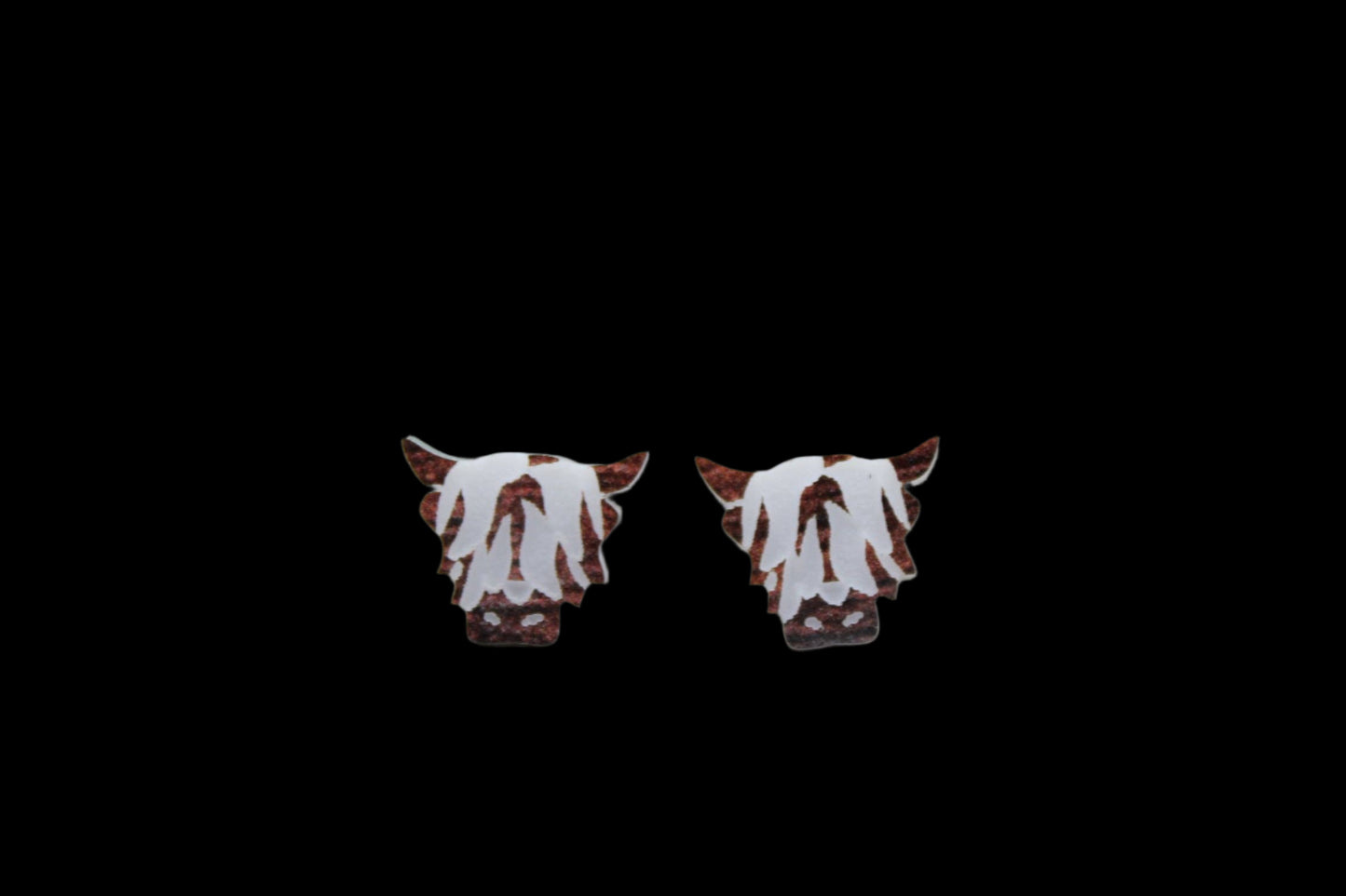 Highland Cow Stud Earrings