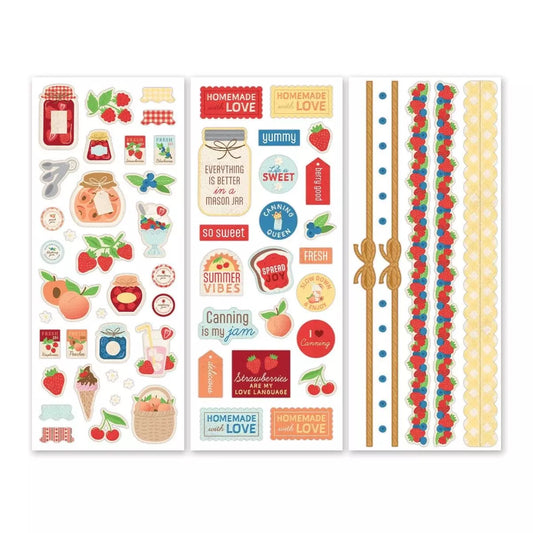 Creative Memories Berry Harvest Stickers (3/pk)