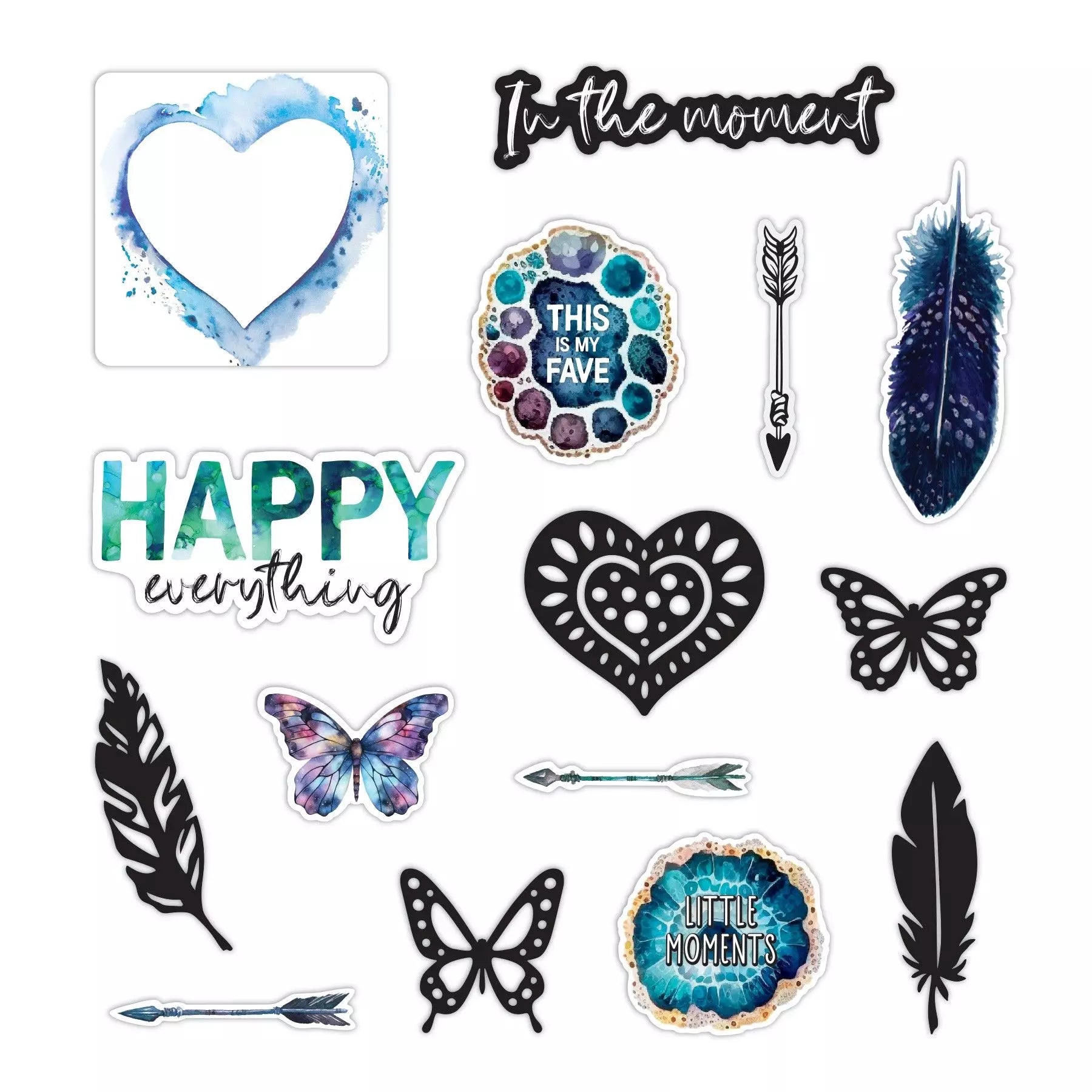 Creative Memories Full of Wonder EmbellishmentsPink tiful of LOVE