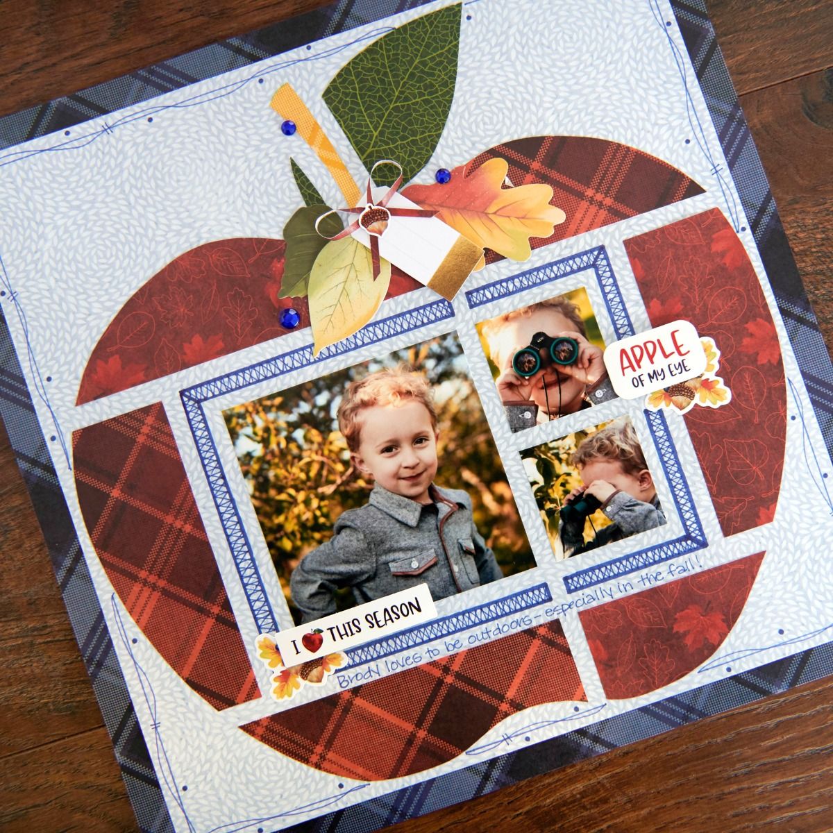 Creative Memories APPLE Recipe TemplatePink tiful of LOVE