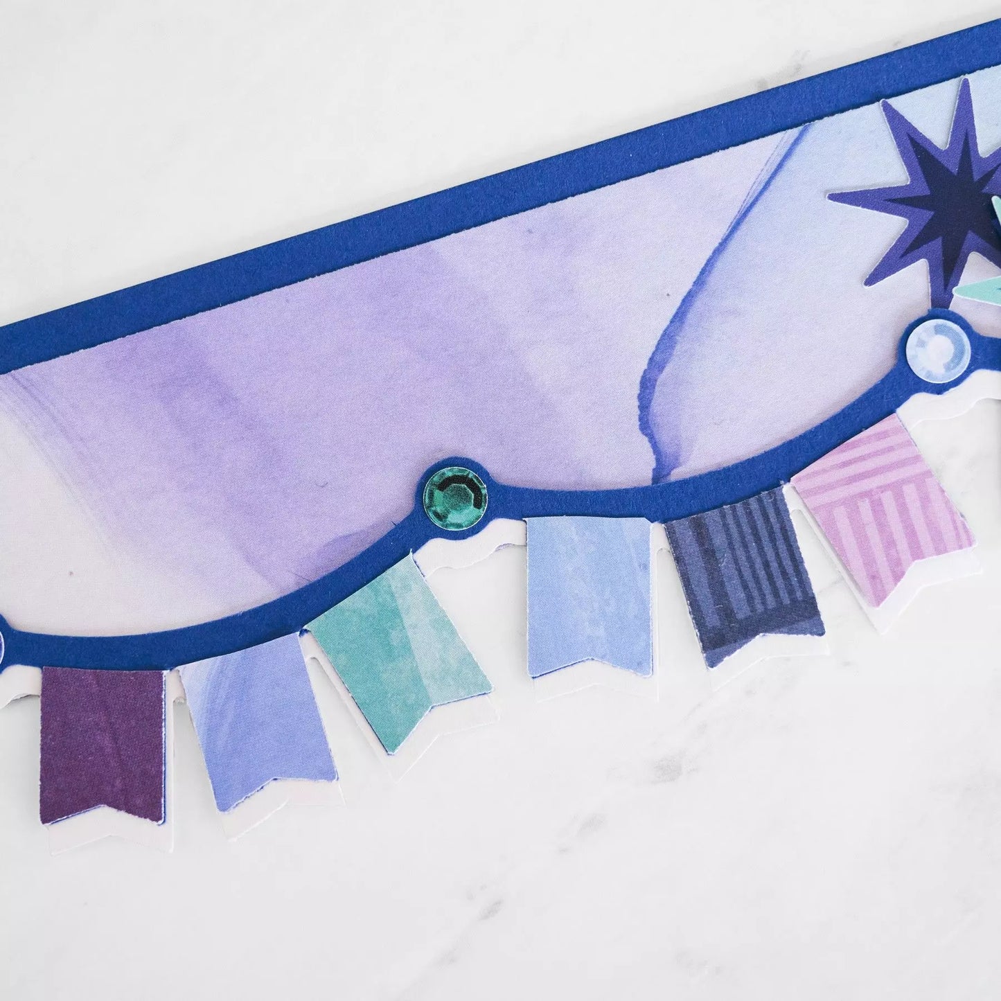 Creative Memories Garland Banner Border PunchPink tiful of LOVE