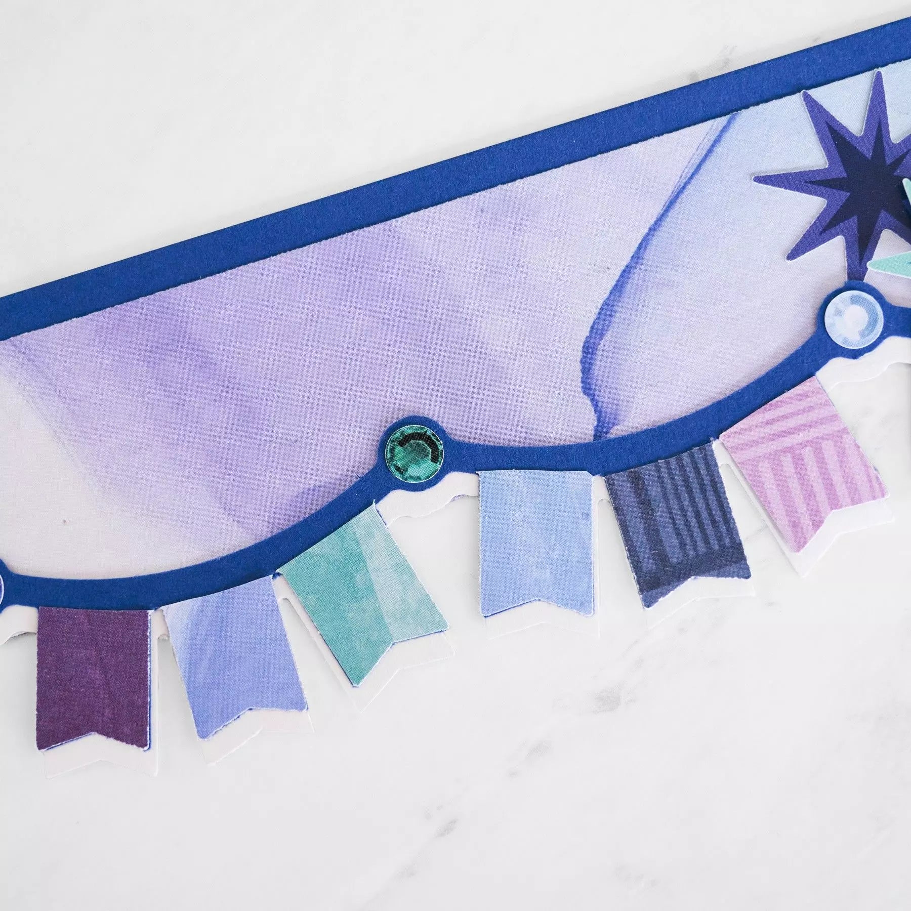 Creative Memories Garland Banner Border PunchPink tiful of LOVE