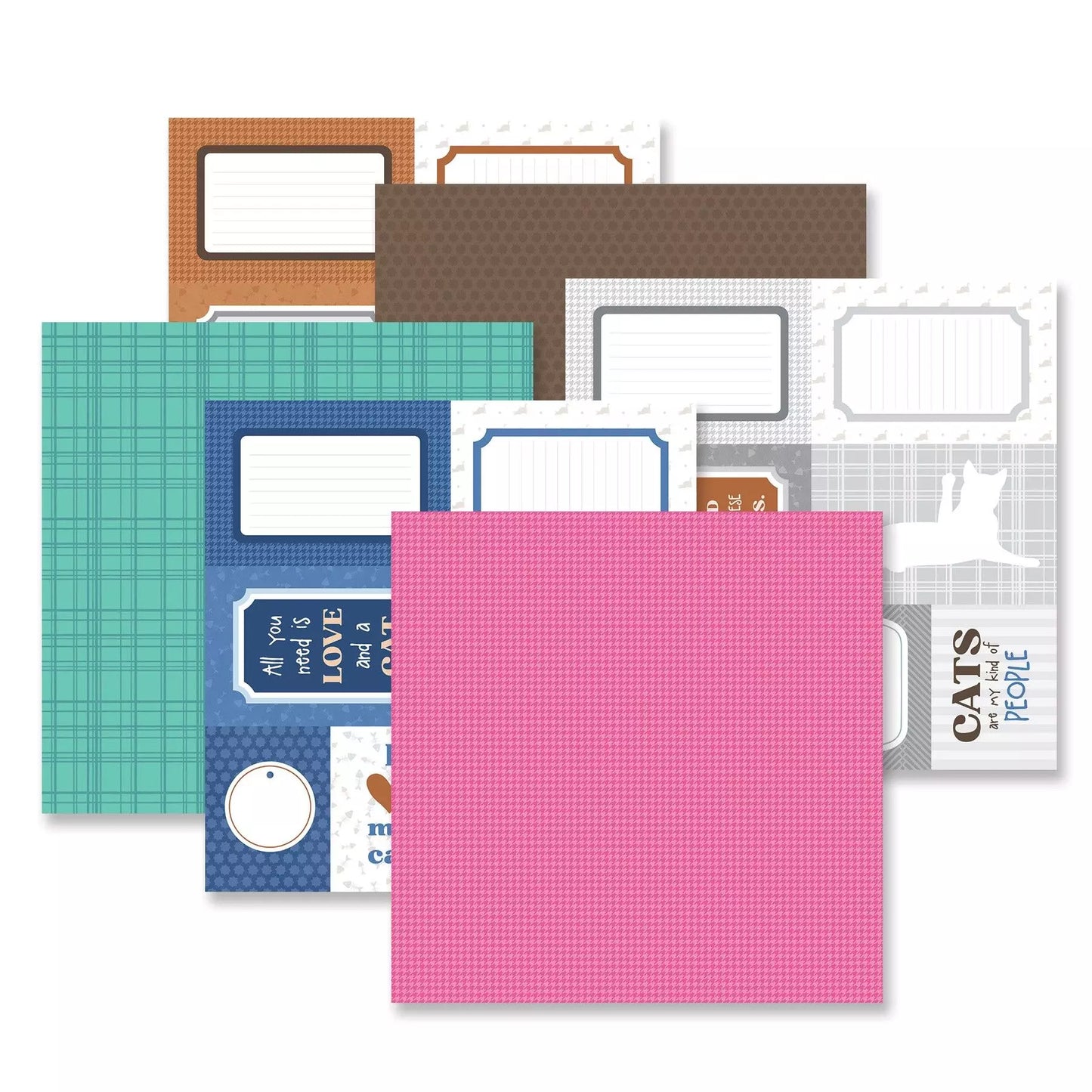 Creative Memories Purr-fect Kitty Cat Mat Paper Pack (6/pk)Pink tiful of LOVE