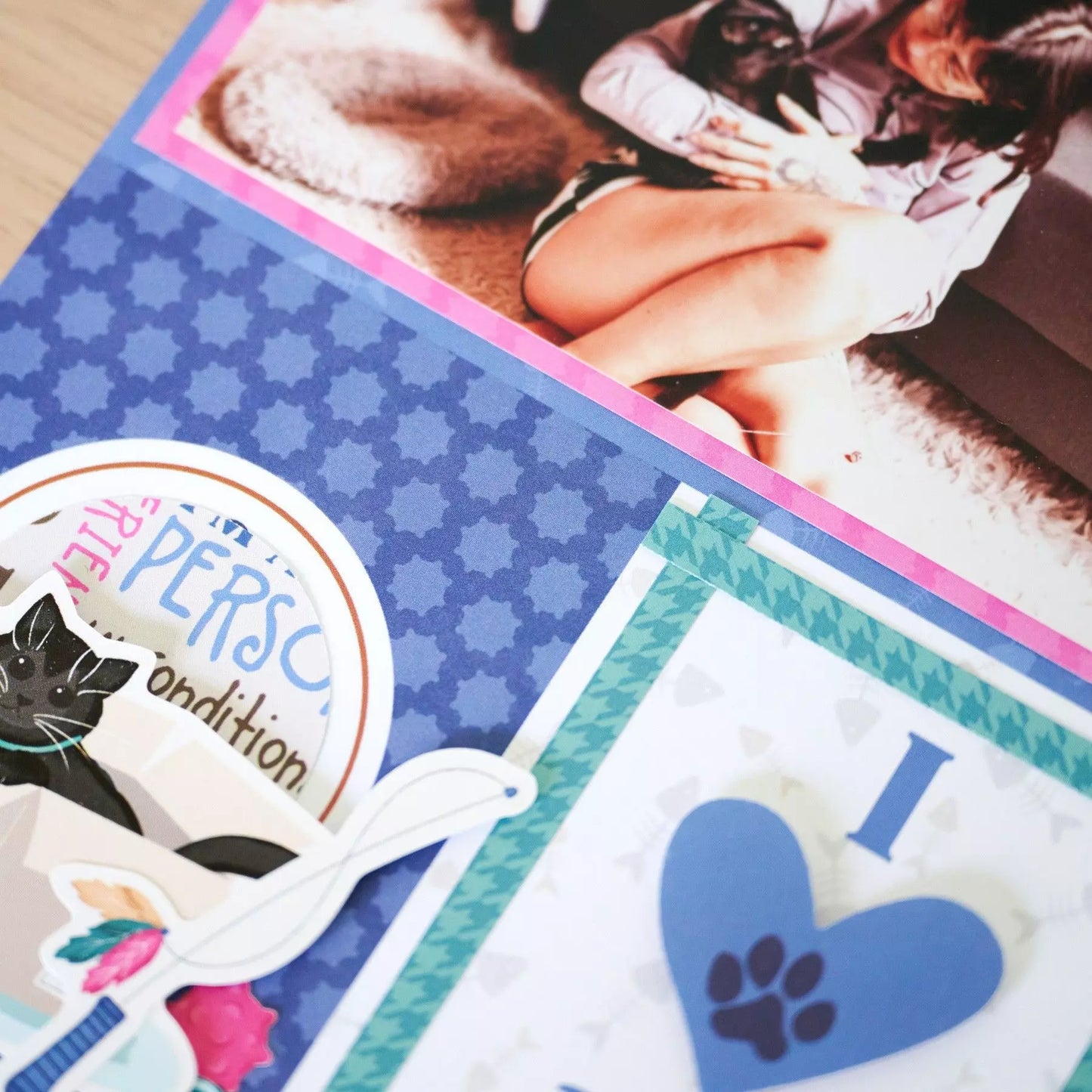 Creative Memories Purr-fect Kitty Cat Paper Pack (6/pk)Pink tiful of LOVE