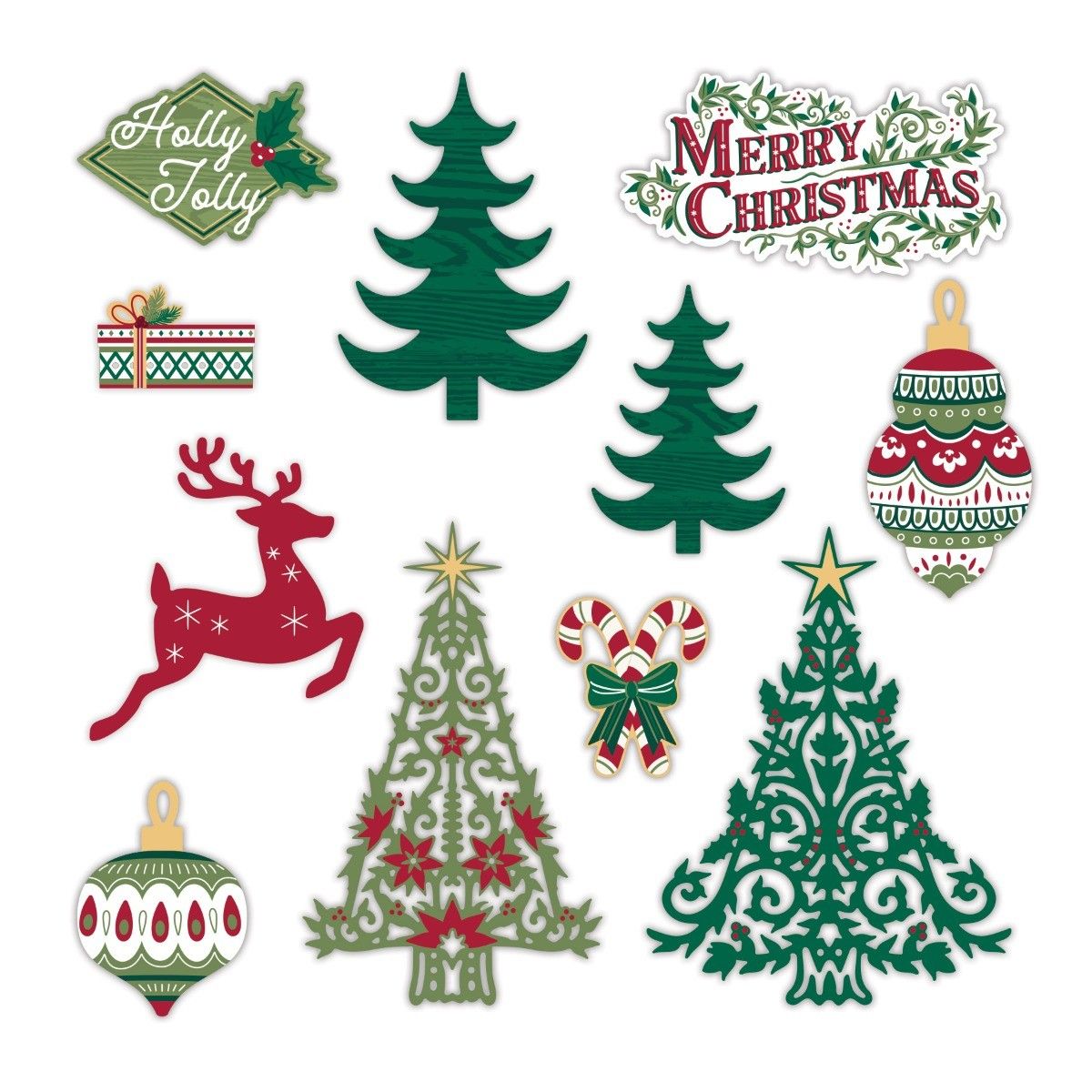 Creative Memories Christmas Charm EmbellishmentsPink tiful of LOVE