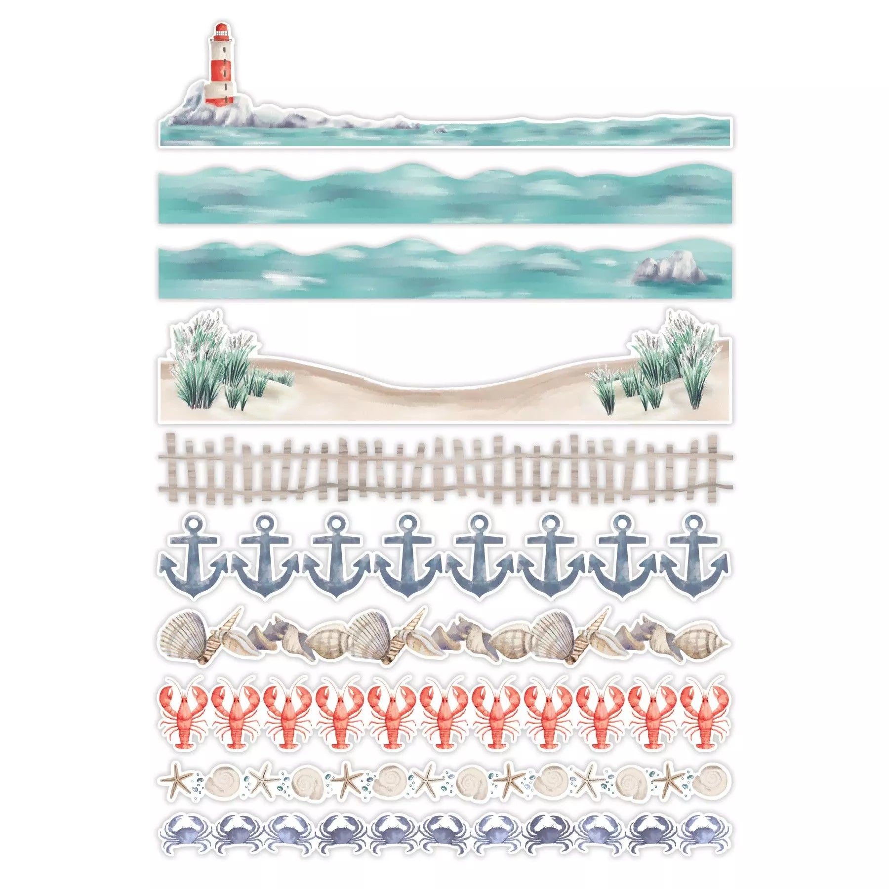 Creative Memories Coastal Laser Cut Bordres (10/pk)Pink tiful of LOVE