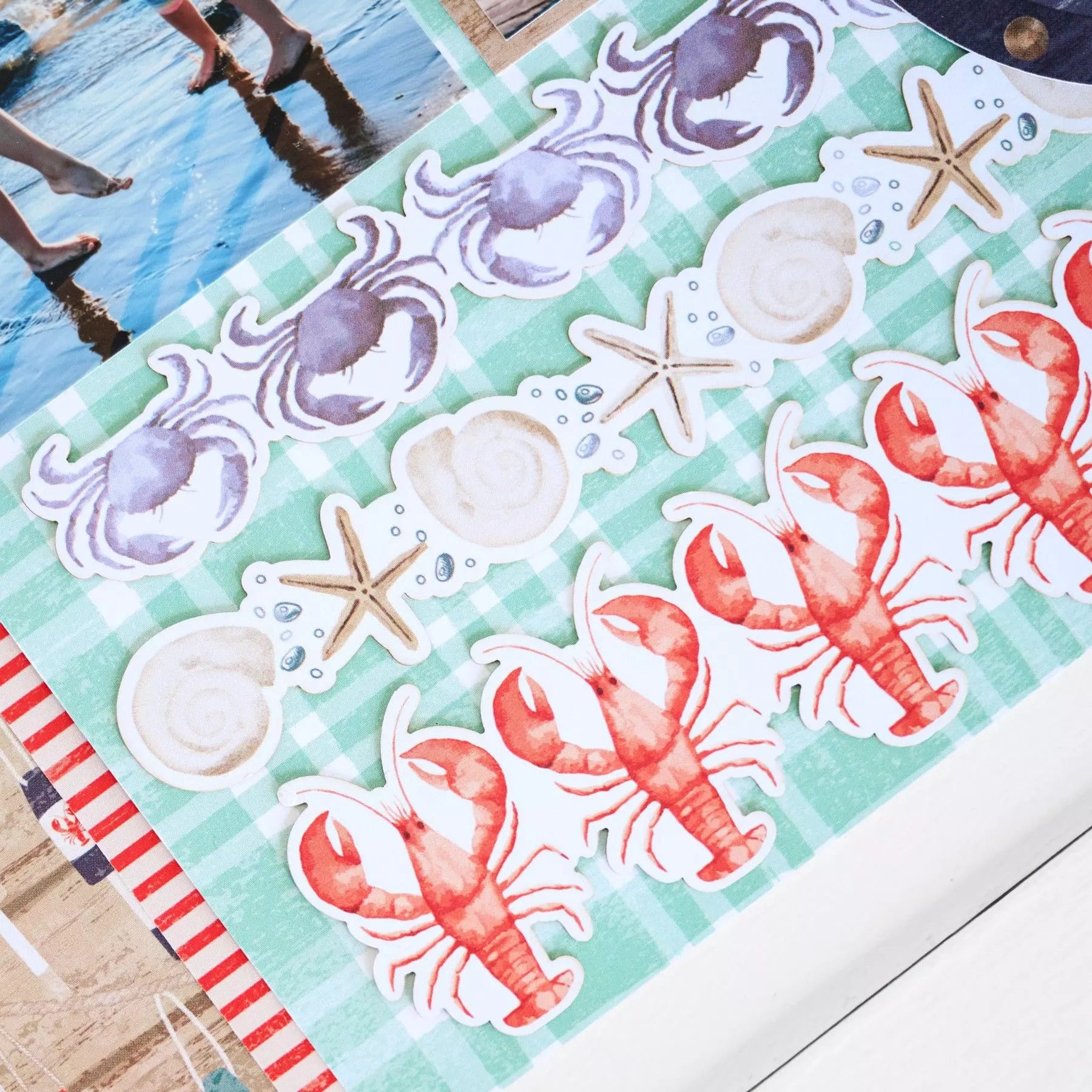 Creative Memories Coastal Laser Cut Bordres (10/pk)Pink tiful of LOVE