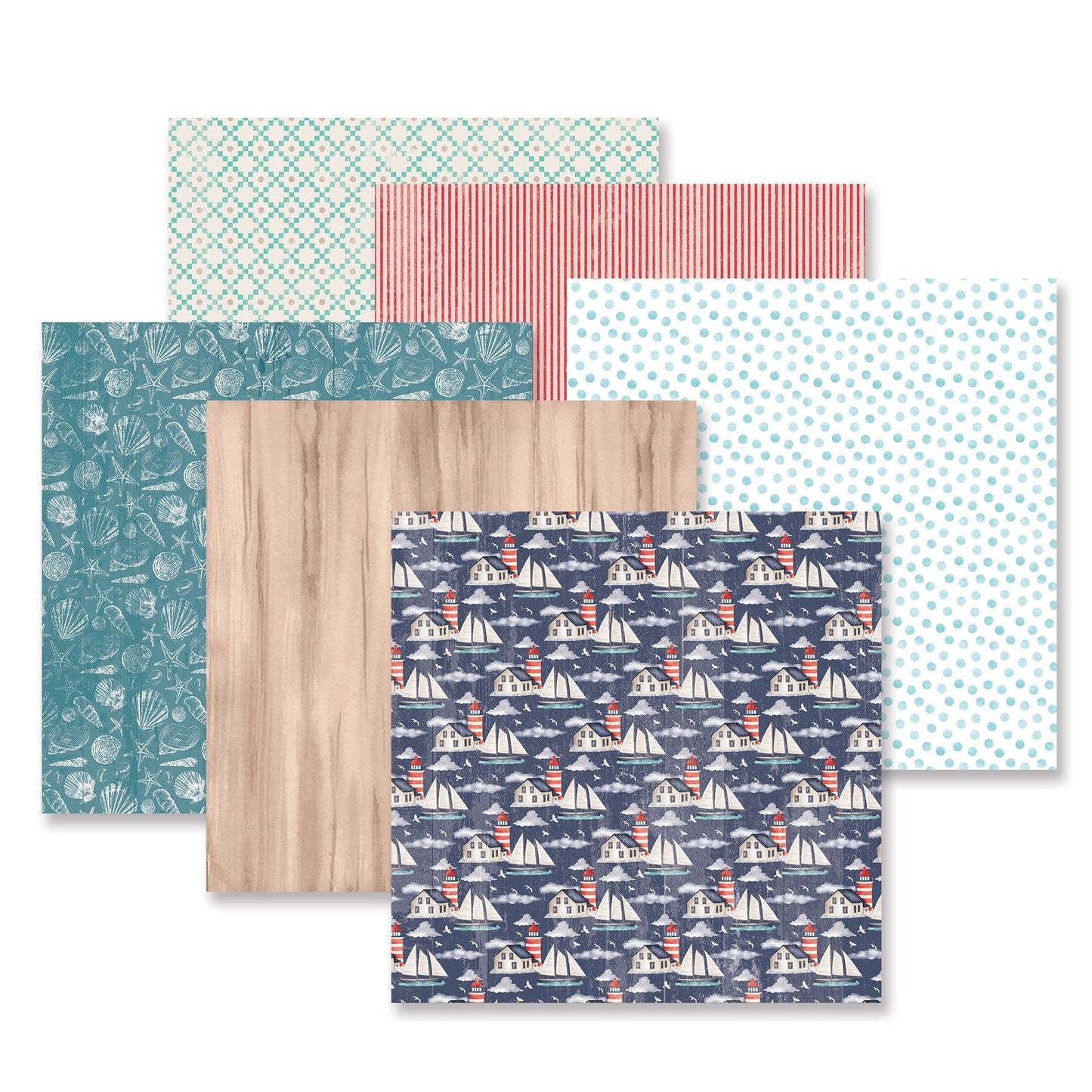 Creative Memories Coastal Shore Paper  Pack (12/pk)Pink tiful of LOVE