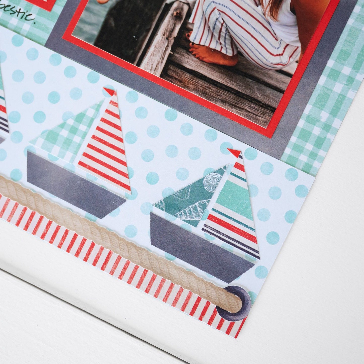 Creative Memories Coastal Shore Paper  Pack (12/pk)Pink tiful of LOVE