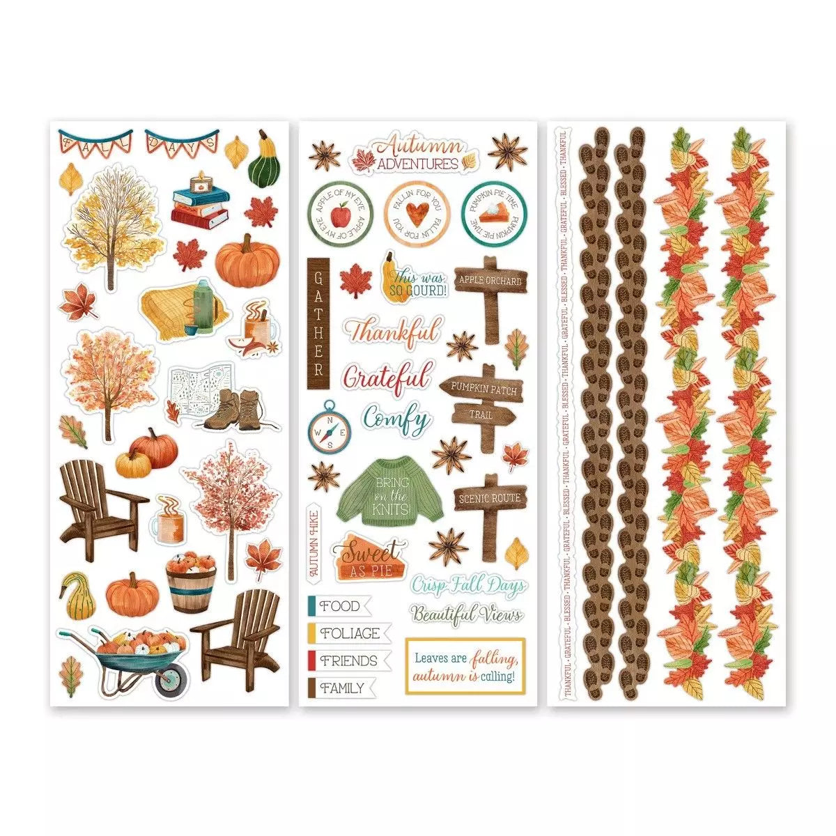 Creative Memories Autumn Cottage  Stickers (3/pk)Pink tiful of LOVE