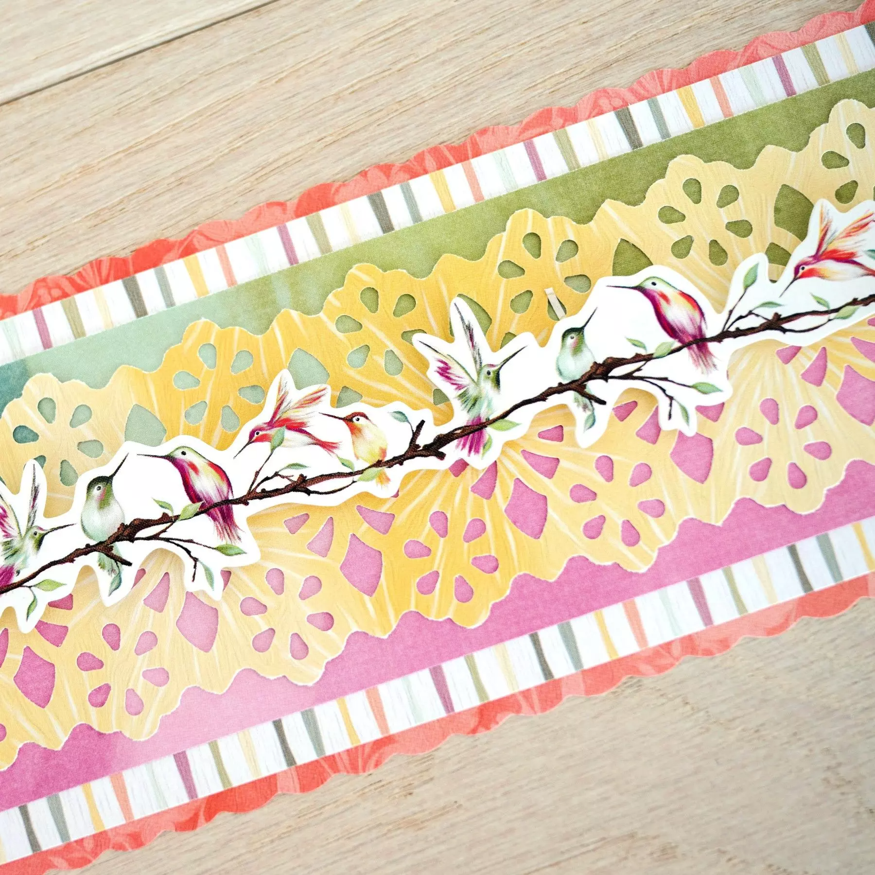 Creative Memories Floral Peaks Border PunchPink tiful of LOVE