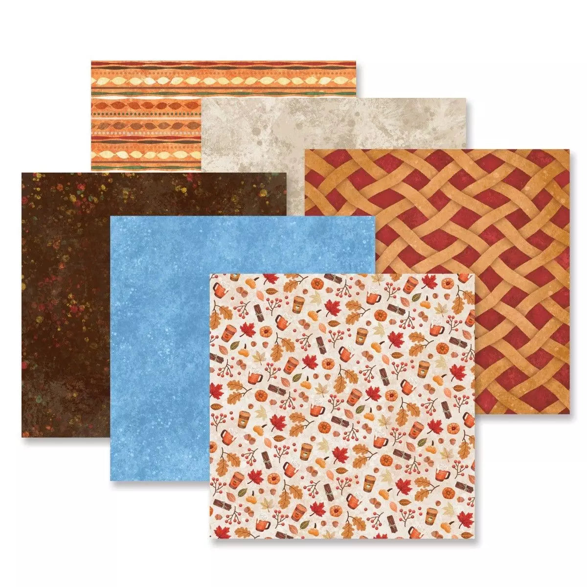 Creative Memories Grateful Harvest Paper Pack (12/pk)