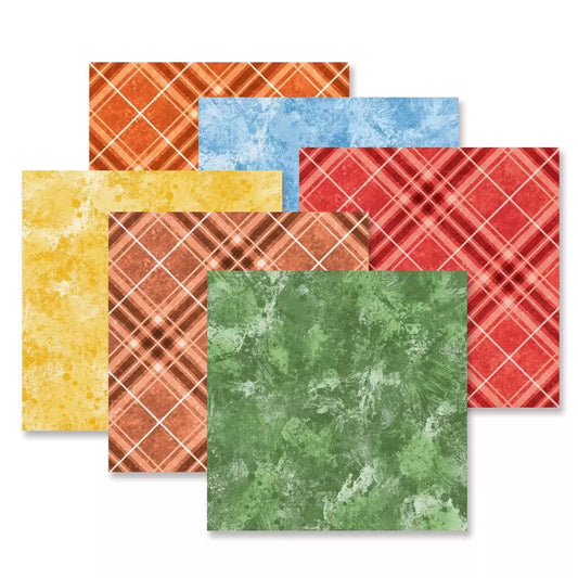 Creative Memories Grateful Harvest Tone on Tone Paper Pack (12/pk)