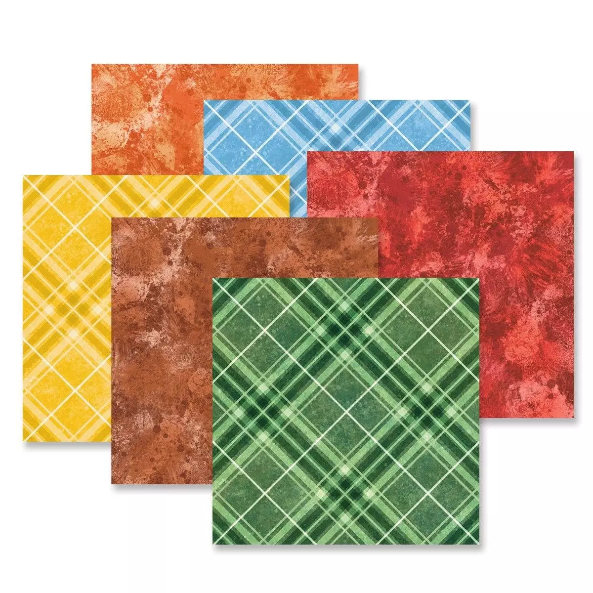 Creative Memories Grateful Harvest Tone on Tone Paper Pack (12/pk)