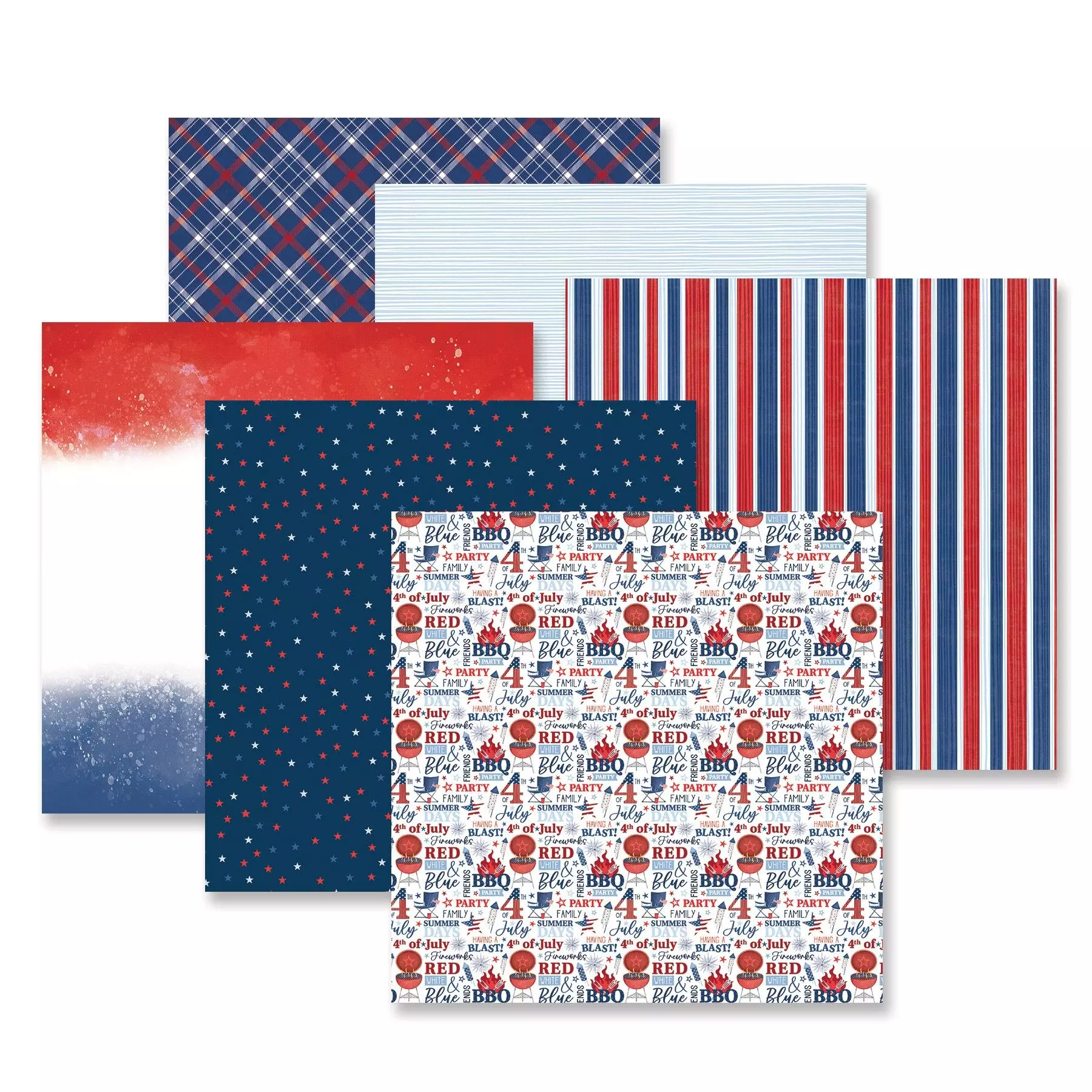 Creative Memories Perfectly Patriotic Paper Pack (12/pk)Pink tiful of LOVE