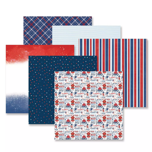 Creative Memories Perfectly Patriotic Paper Pack (12/pk)Pink tiful of LOVE