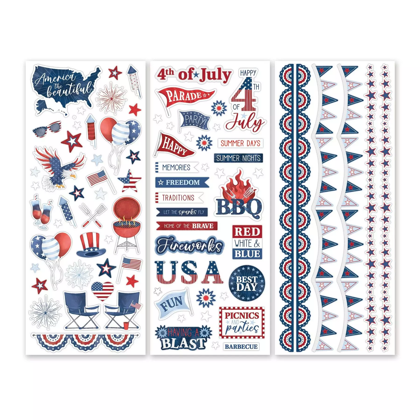 Creative Memories Perfectly Patriotic Stickers (3pk)Pink tiful of LOVE