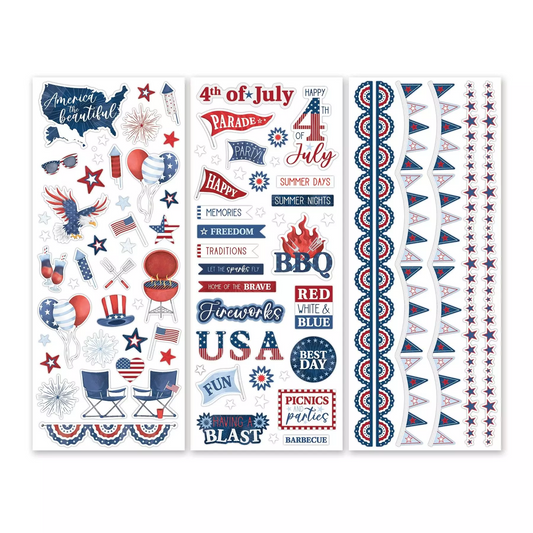 Creative Memories Perfectly Patriotic Stickers (3pk)Pink tiful of LOVE