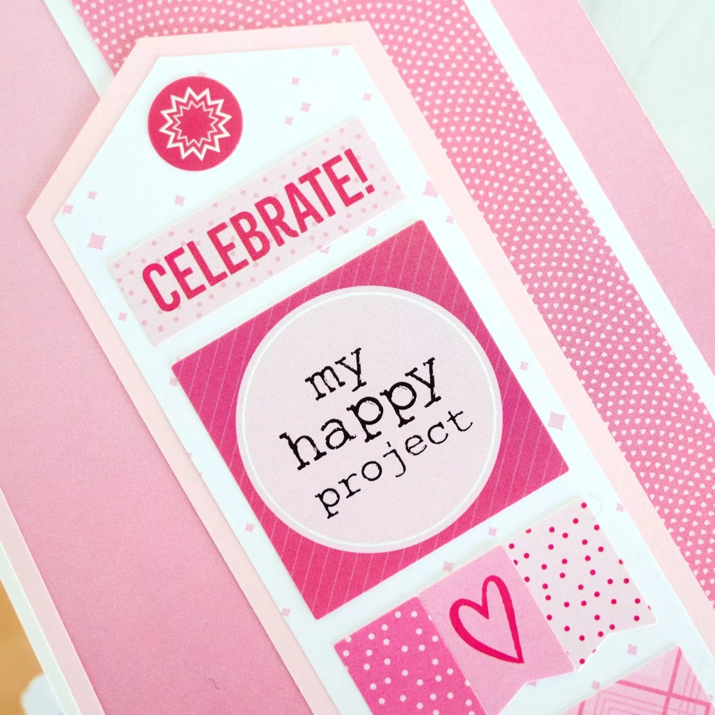 Creative Memories Totally Soft Pink Stickers (3/pk)Pink tiful of LOVE