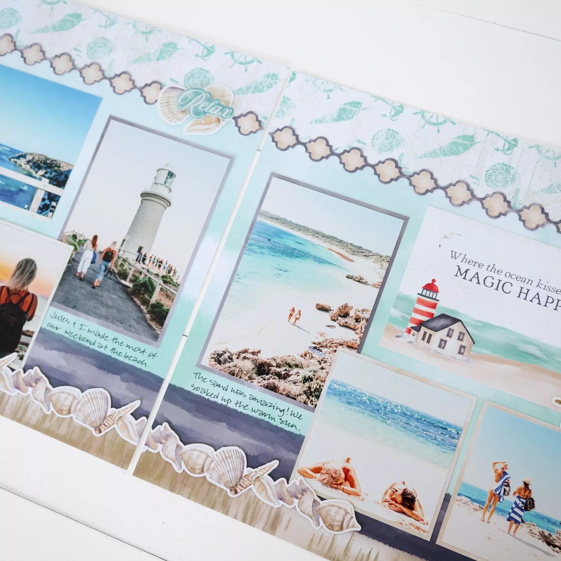 Creative Memories Coastal Shore Fast2Fab Inspired Designer Paper Pack (6/pk)Pink tiful of LOVE