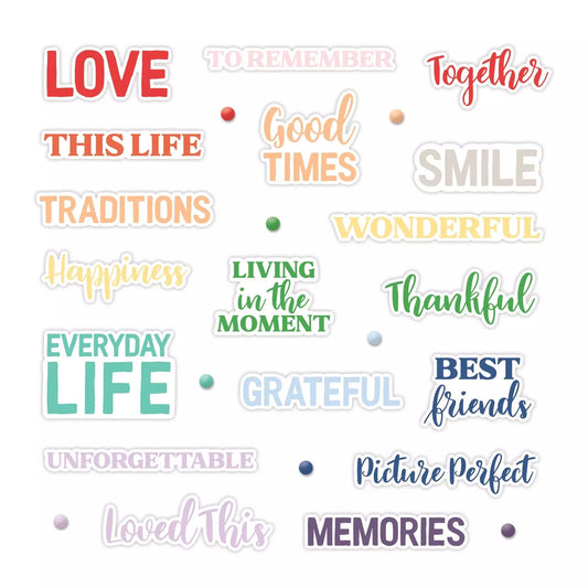 Creative Memories This Life Word Embellishments