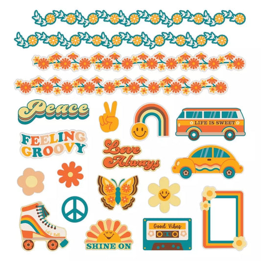 Creative Memories Retro Vibes Embellishments