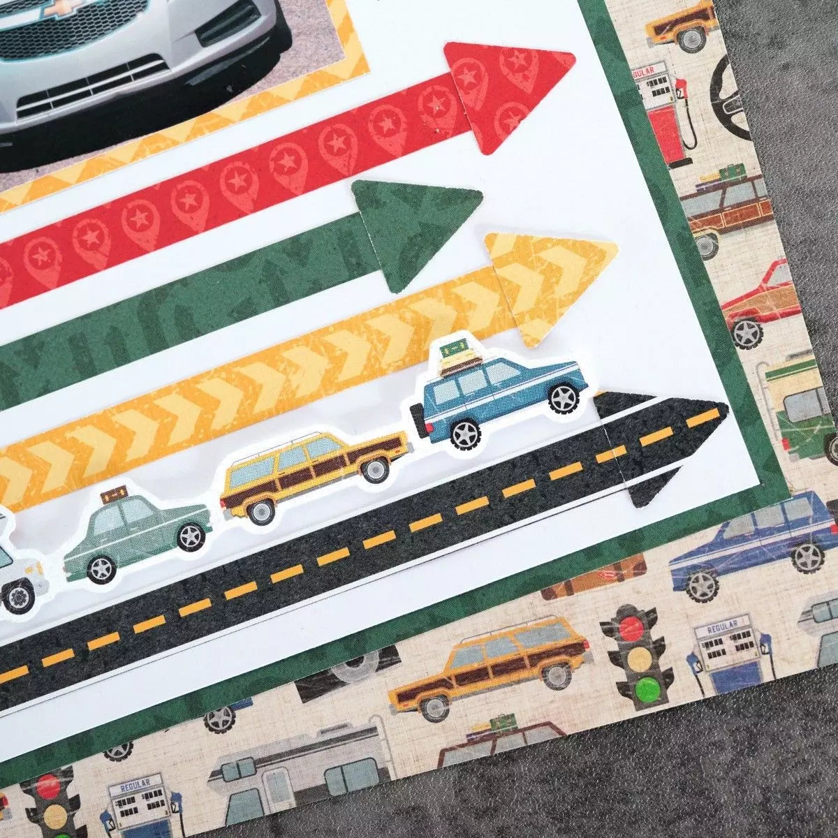 Creative Memories Hit the Road Paper Pack