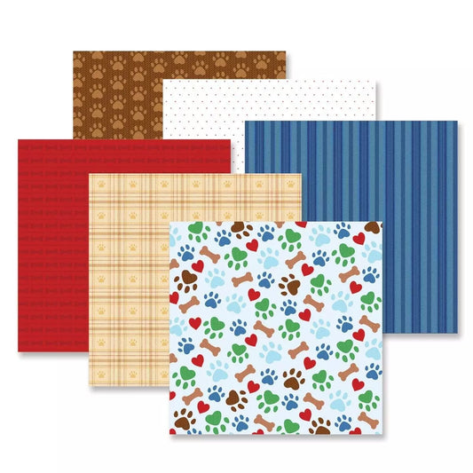 Creative Memories Ruffin' It  Paper Pack (12/pk)