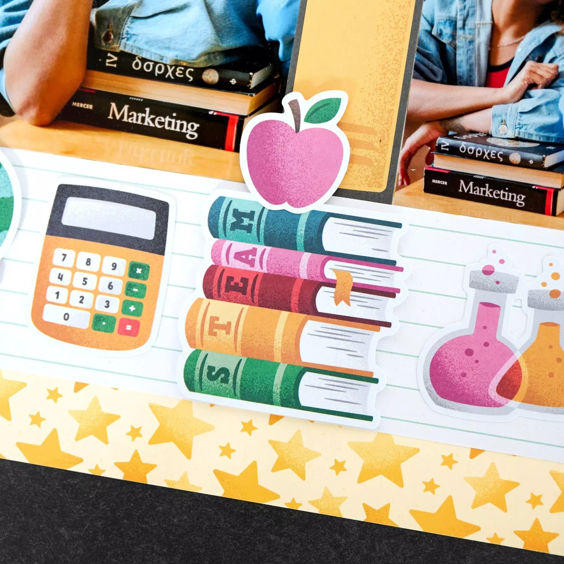 Creative Memories School Dayz EmbellishmentsPink tiful of LOVE