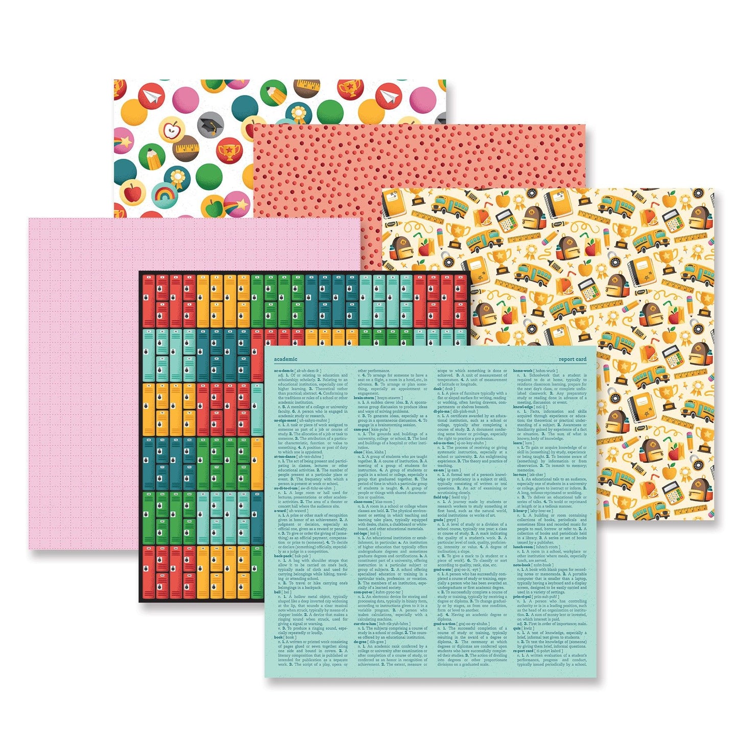 Creative Memories School Dayz Paper PackPink tiful of LOVE