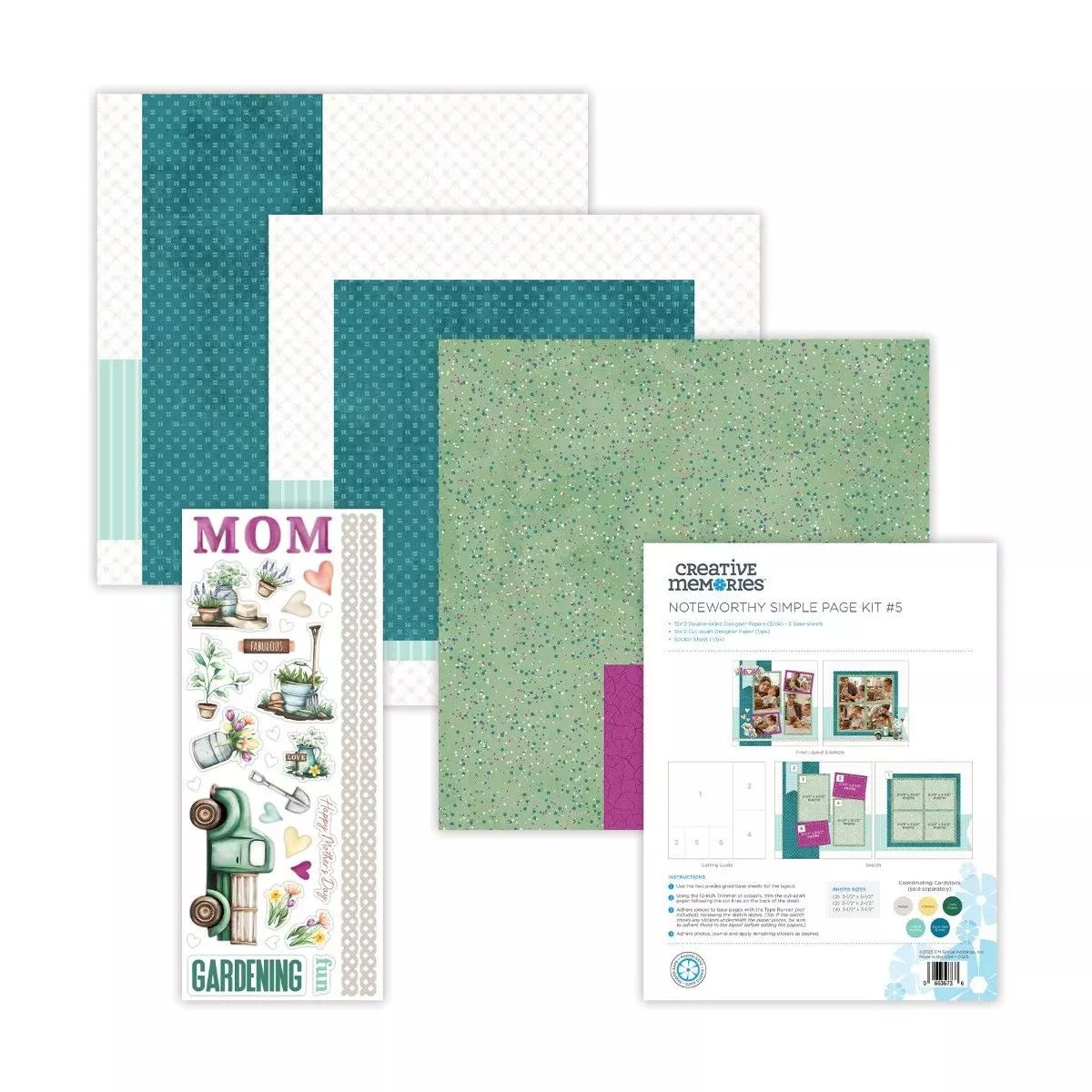Creative Memories Mother Noteworthy Simple Page Kit #5